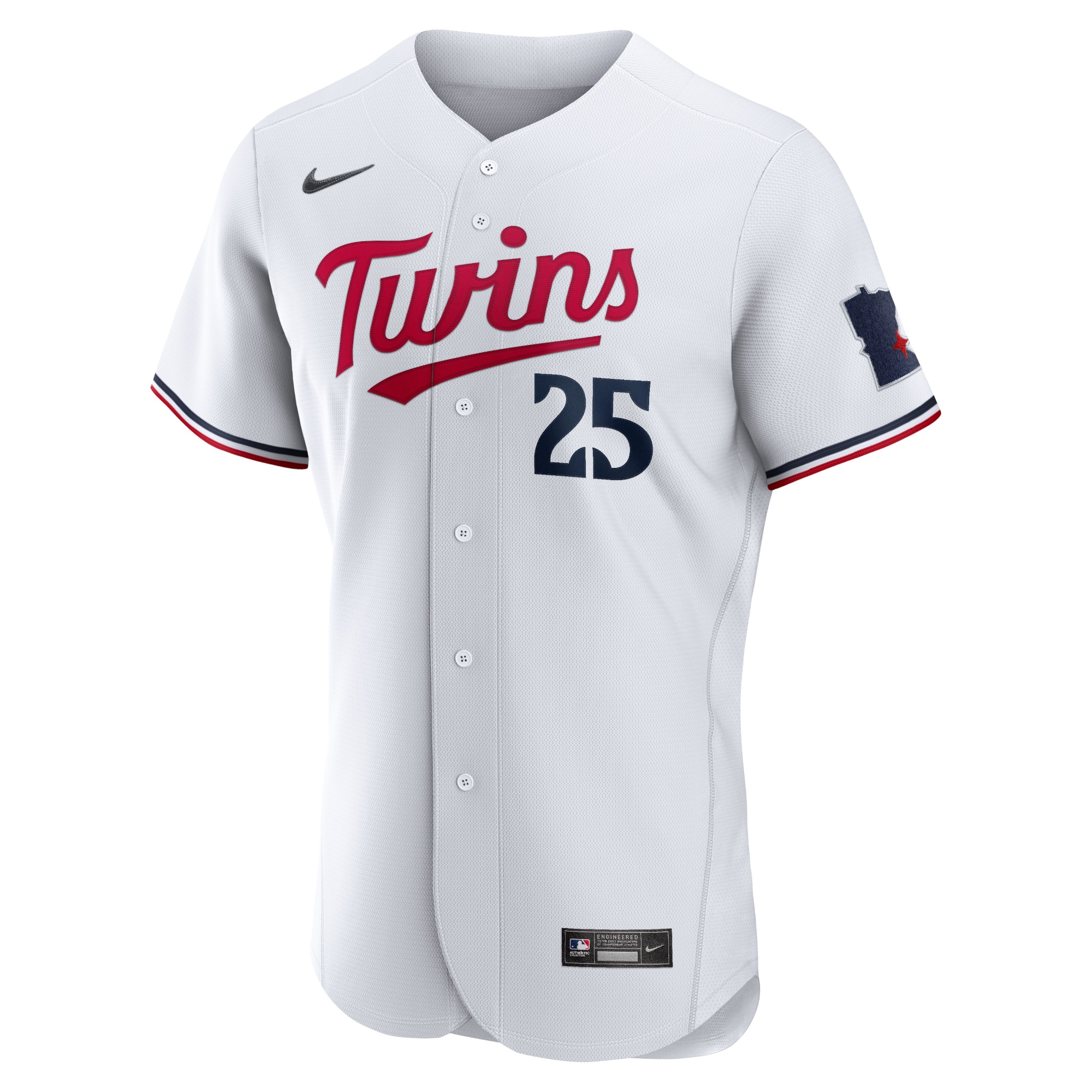 Byron Buxton Minnesota TwinsRoad Authentic Official Player Jersey - White