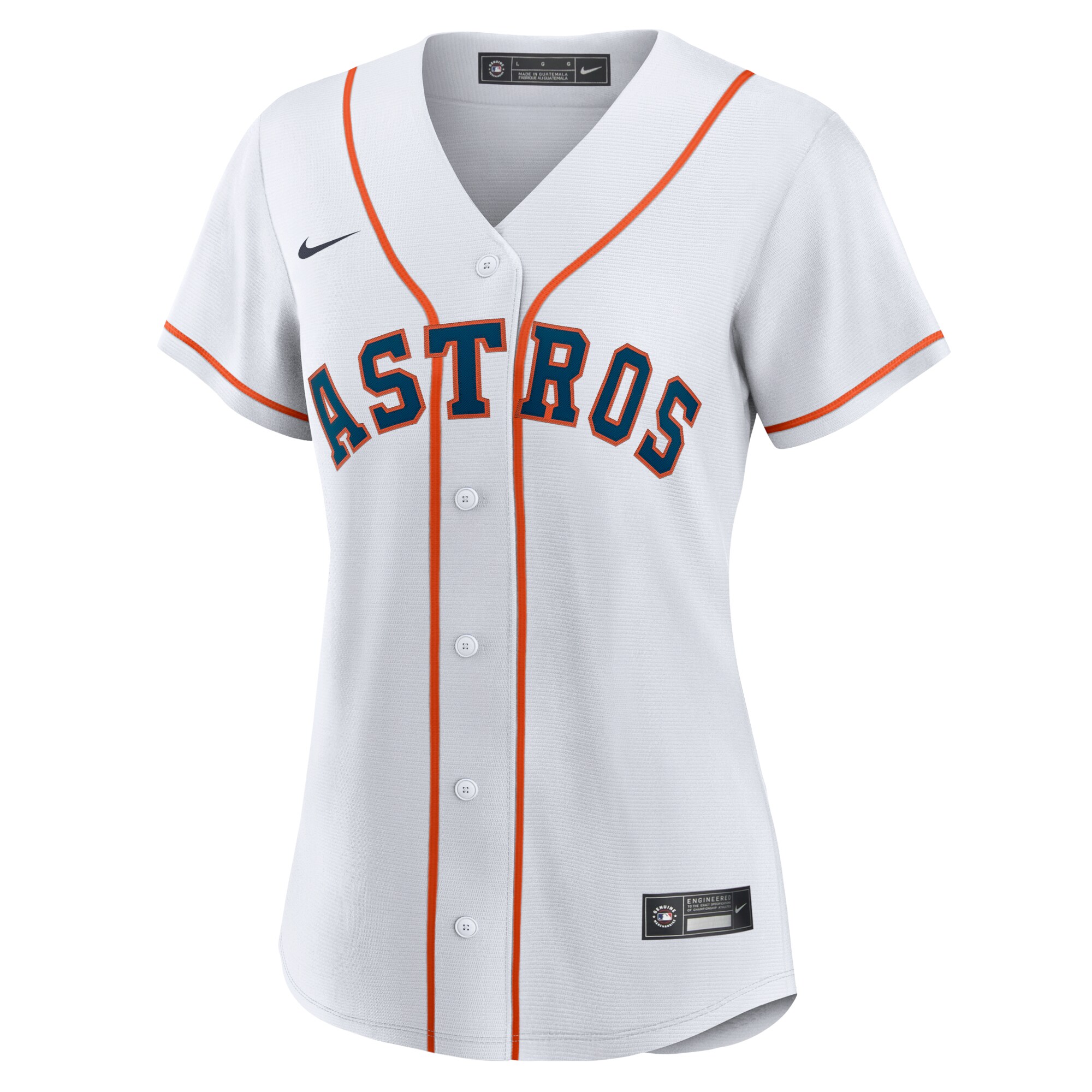 Houston Astros Women's Home Replica Team Jersey - White
