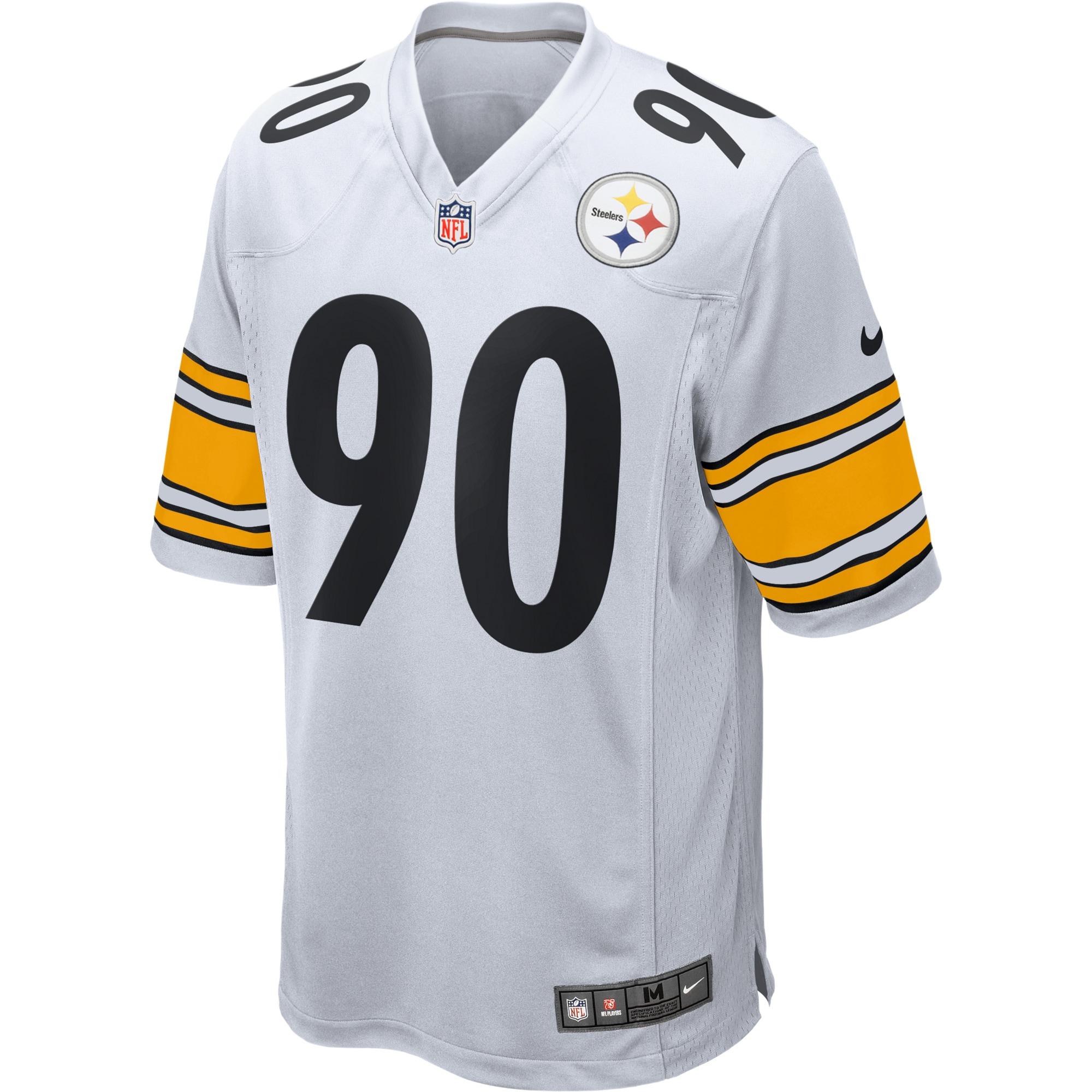 T.J. Watt Pittsburgh SteelersYouth Game Jersey - White