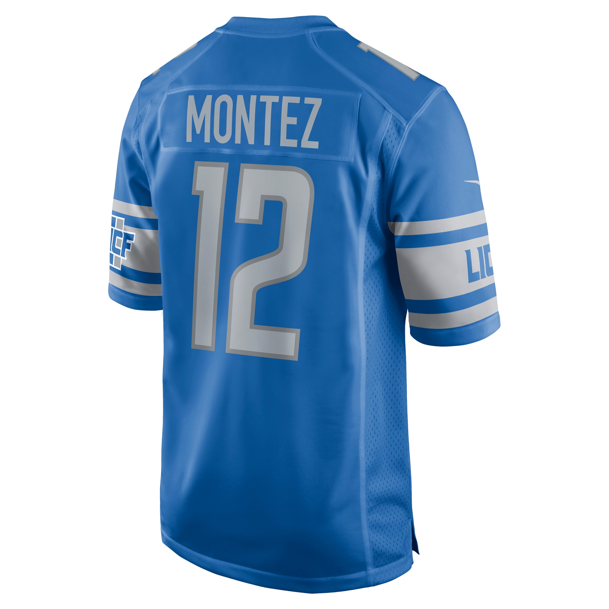 Steven Montez Detroit LionsHome Game Player Jersey - Blue