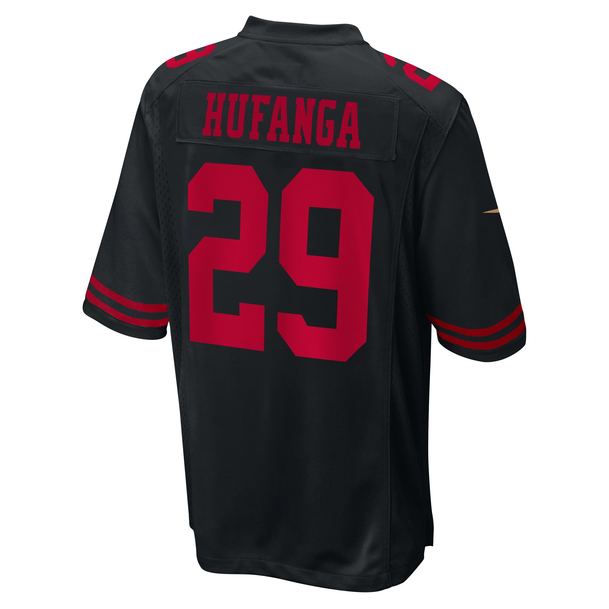 Talanoa Hufanga San Francisco 49ersFashion Game Jersey - Black