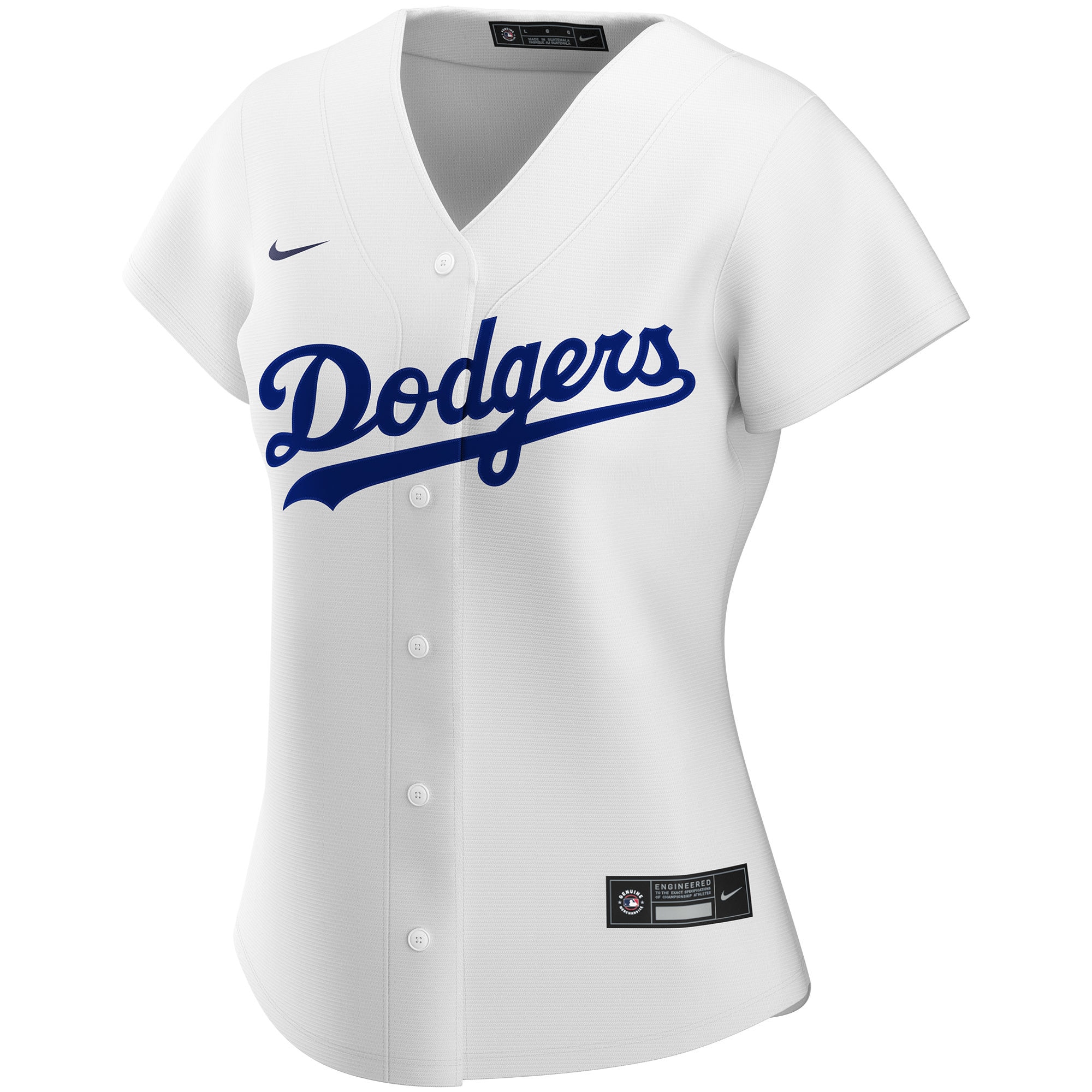 Los Angeles Dodgers Women's Home Replica Custom Jersey - White