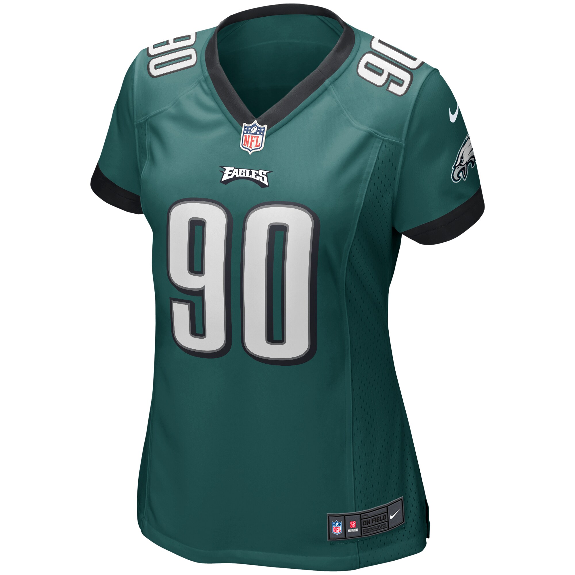 Mike Golic Philadelphia Eagles Women's Game Retired Player Jersey - Midnight Green