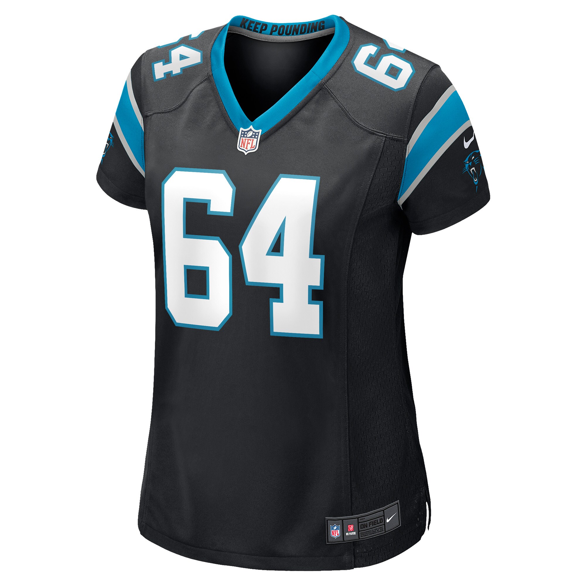 Cade Mays Carolina Panthers Women's Game Player Jersey - Black