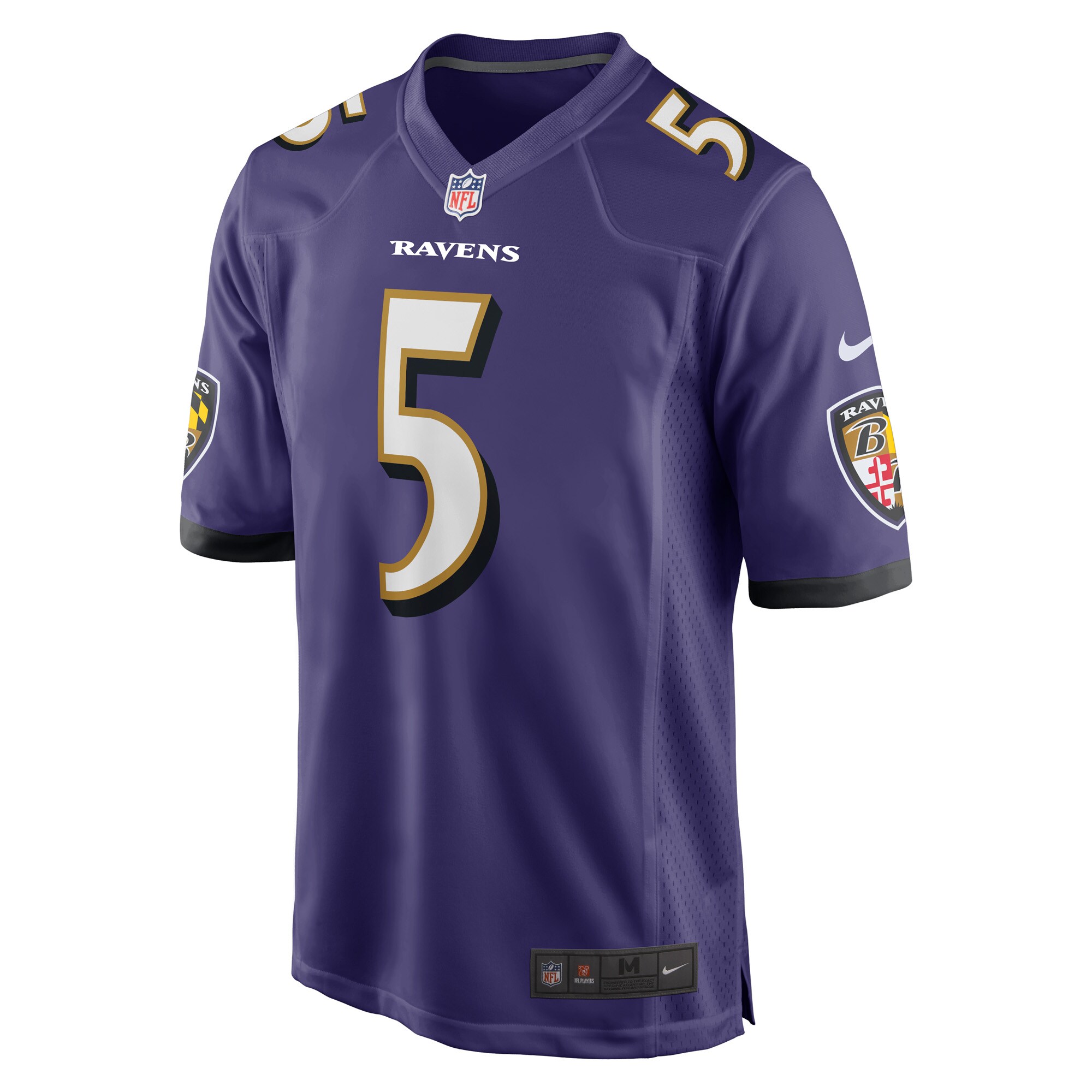 Jalyn Armour-Davis Baltimore RavensGame Player Jersey - Purple