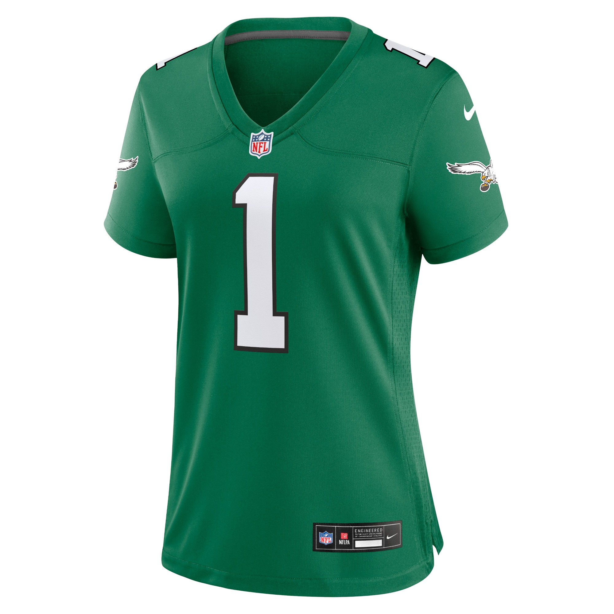 Jalen Hurts Philadelphia Eagles Women's Alternate Game Player Jersey - Kelly Green