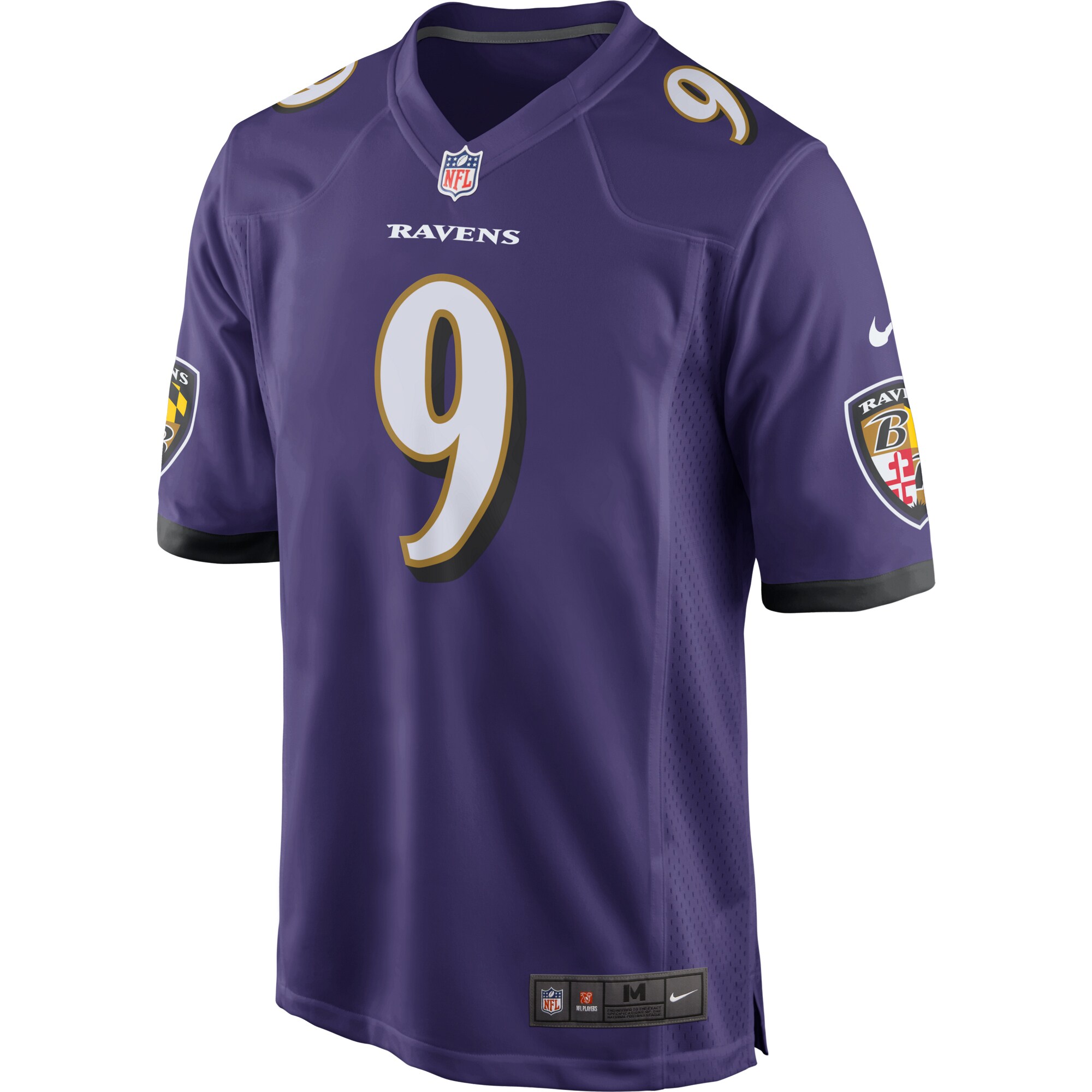 Justin Tucker Baltimore RavensGame Jersey - Purple