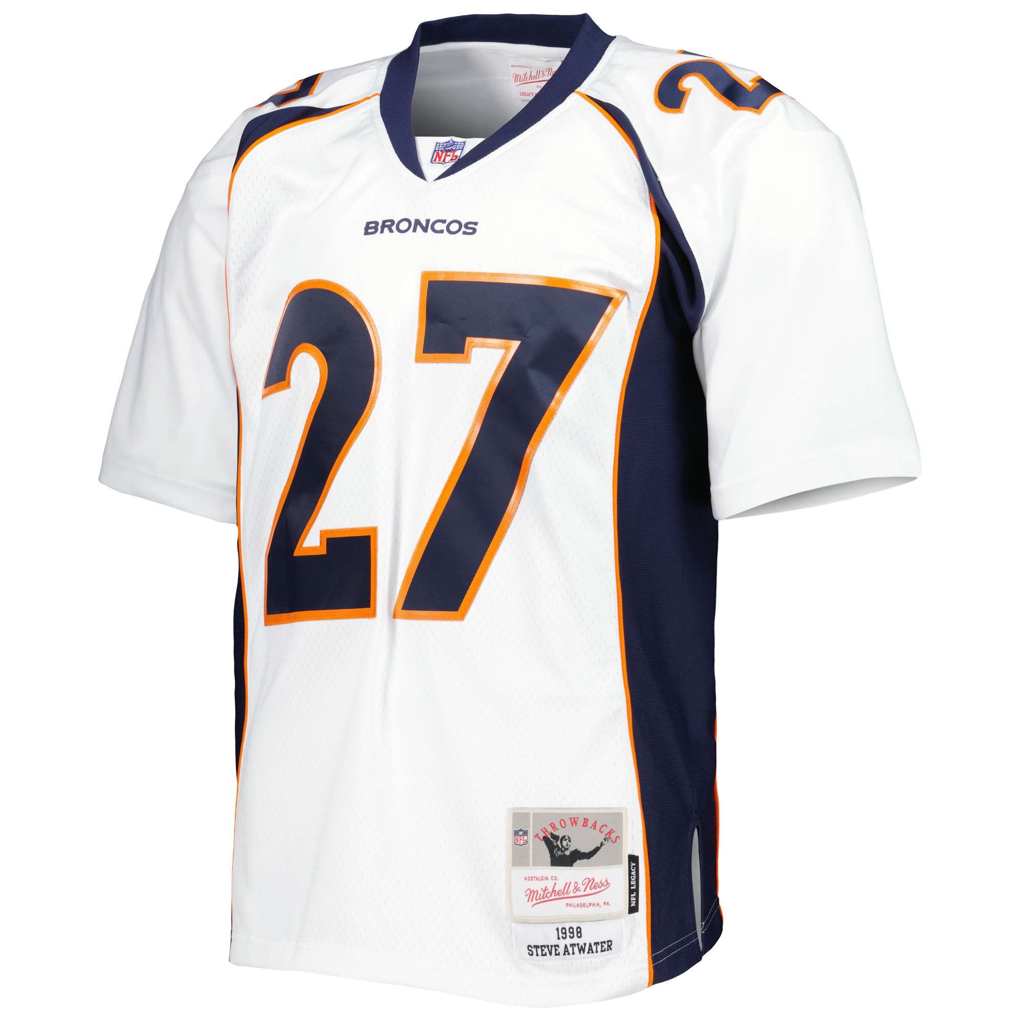 Steve Atwater Denver Broncos Mitchell & Ness 1998 Legacy Replica Jersey - White