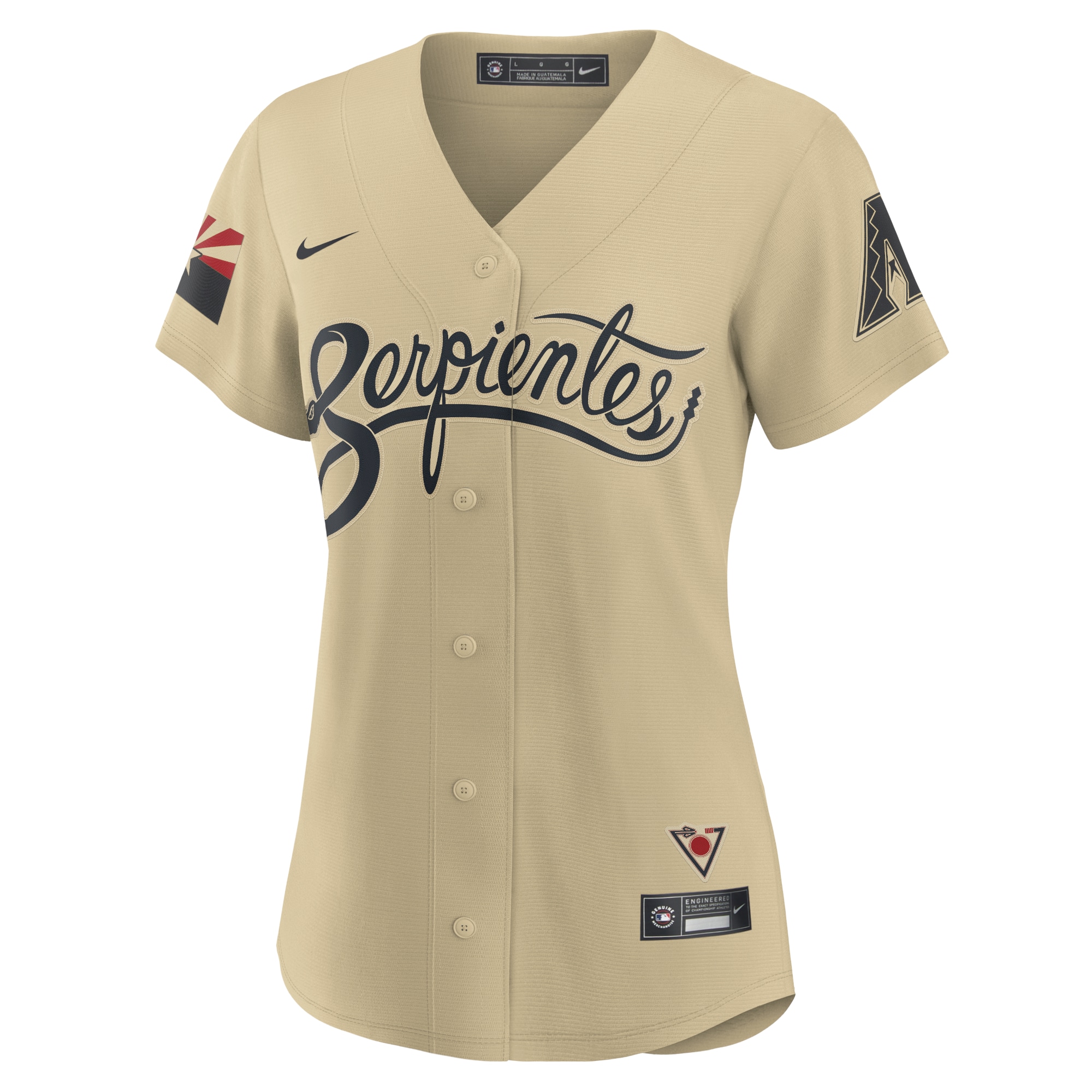 Arizona Diamondbacks Women's City Connect Replica Jersey - Sand