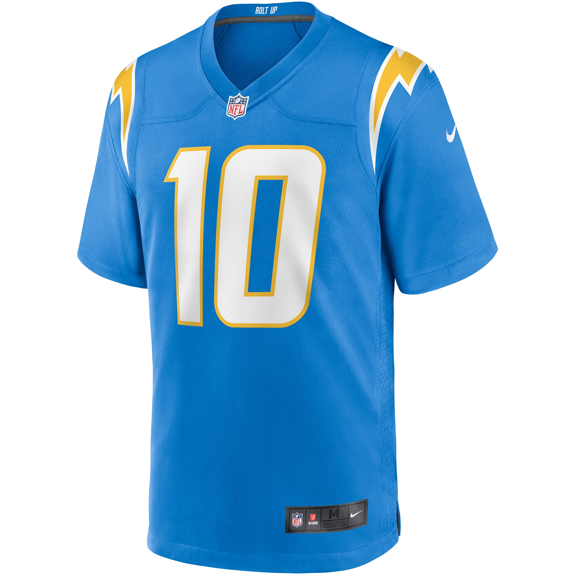 Justin Herbert Los Angeles ChargersPlayer Game Jersey - Powder Blue