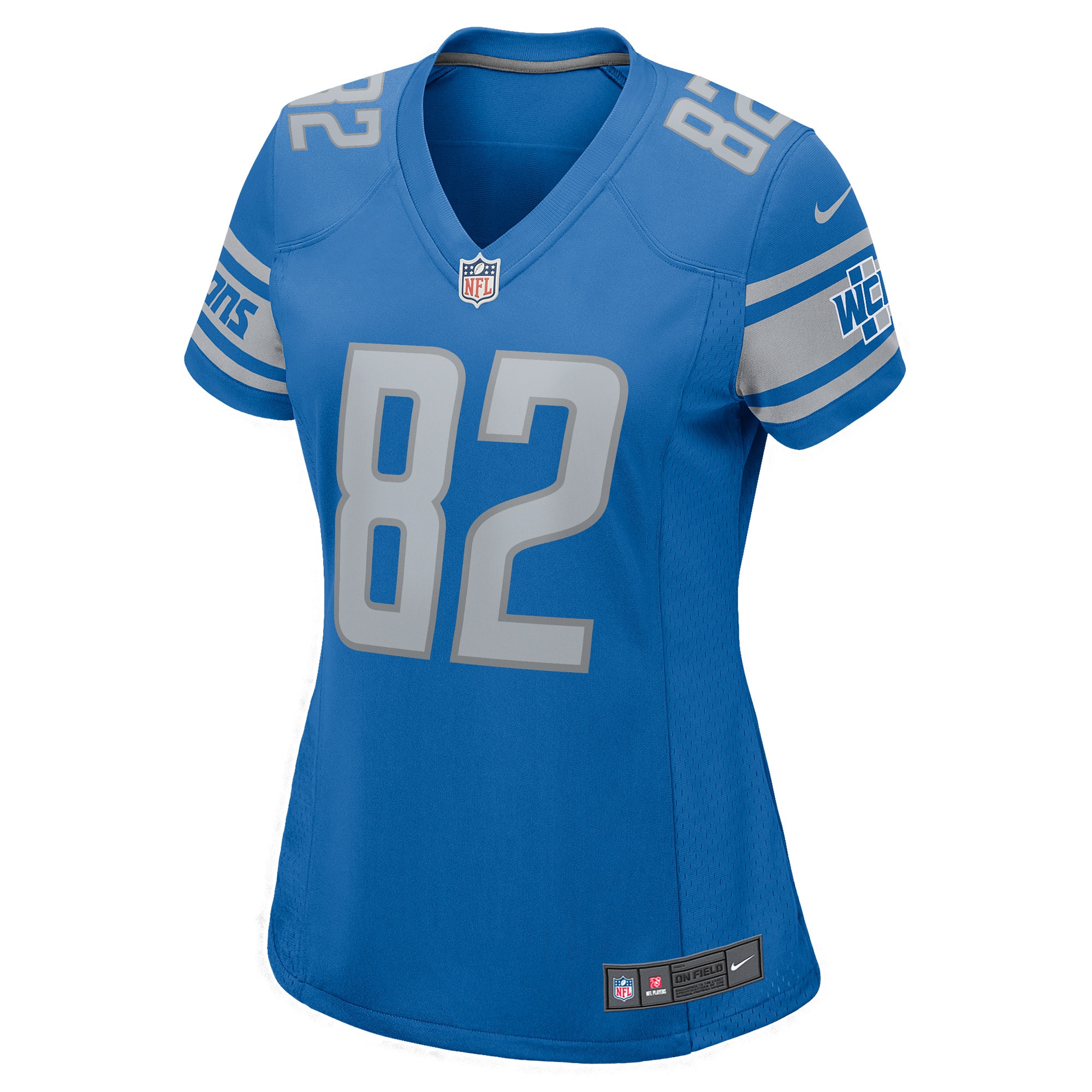 James Mitchell Detroit Lions Women's Player Game Jersey - Blue