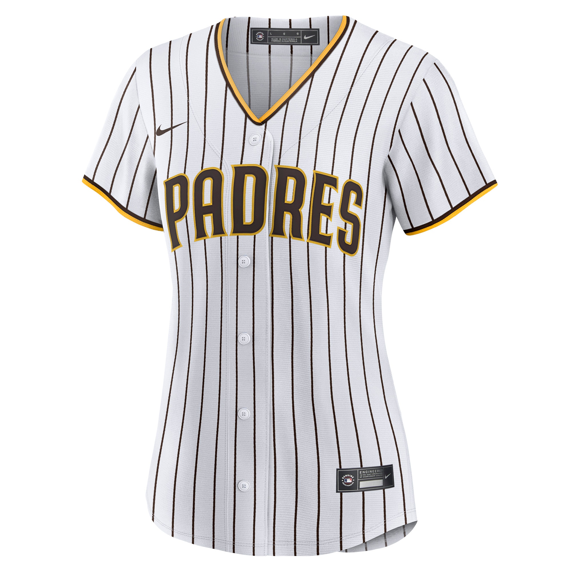 Juan Soto San Diego Padres Women's Home Replica Player Jersey - White/Brown