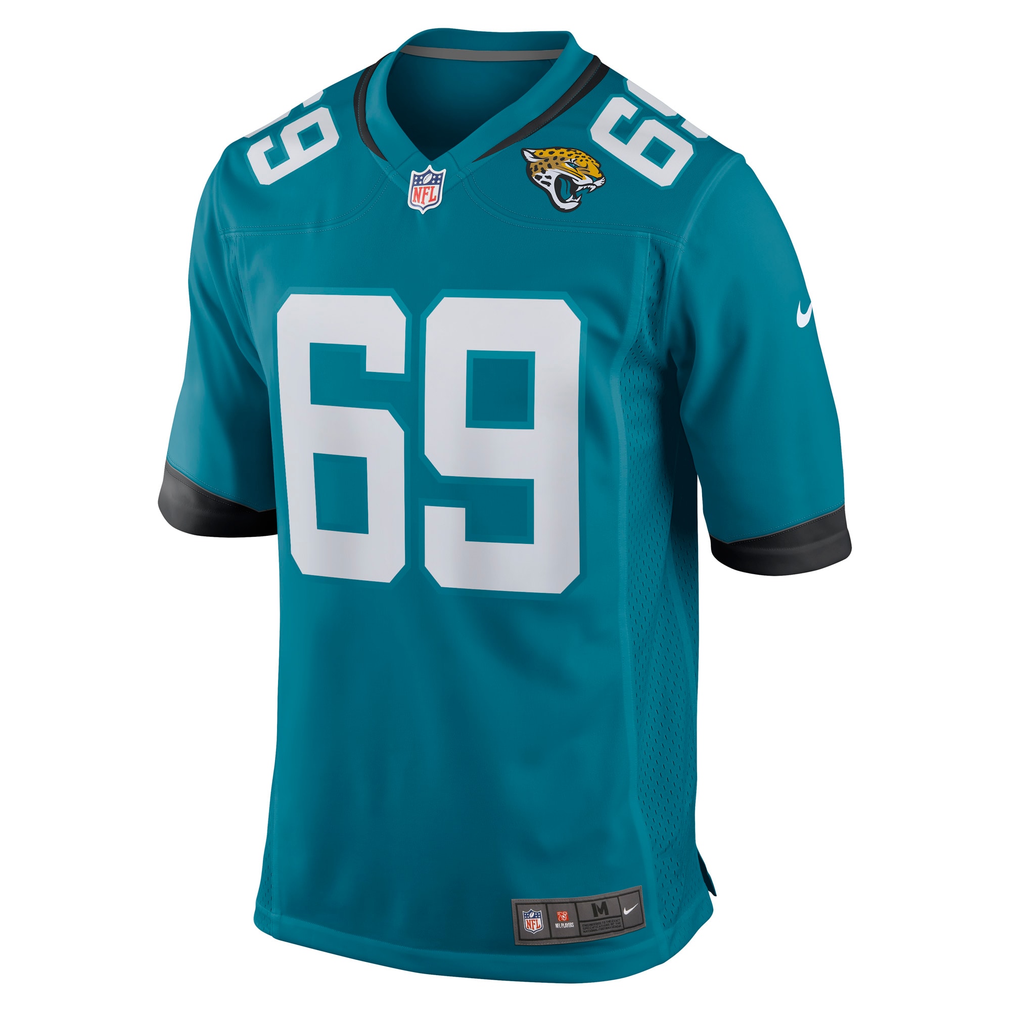Tyler Shatley Jacksonville JaguarsGame Jersey - Teal
