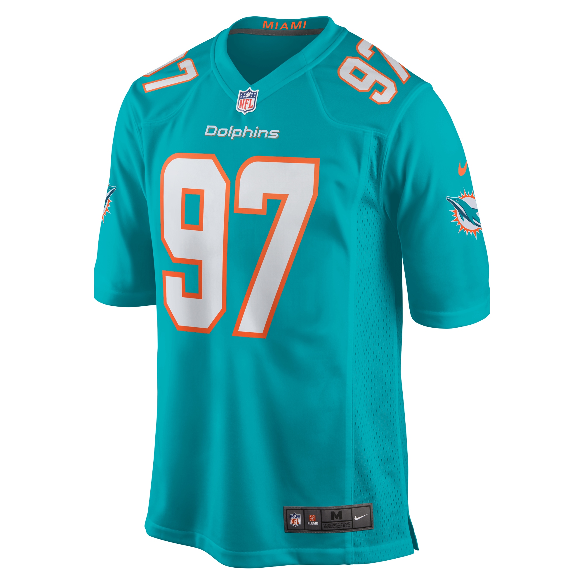 Jaylen Twyman Miami DolphinsHome Game Player Jersey - Aqua
