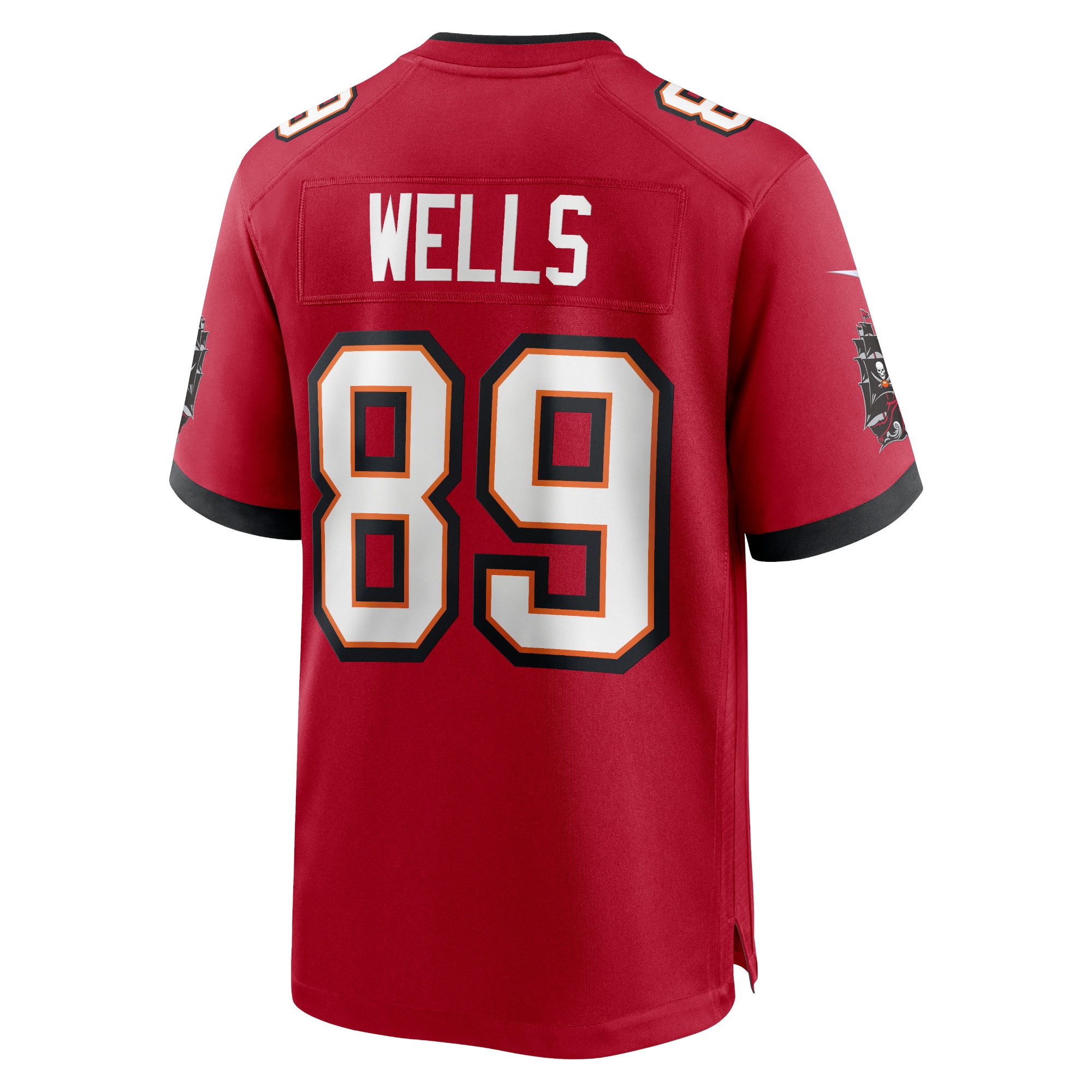 David Wells Tampa Bay BuccaneersHome Game Player Jersey - Red