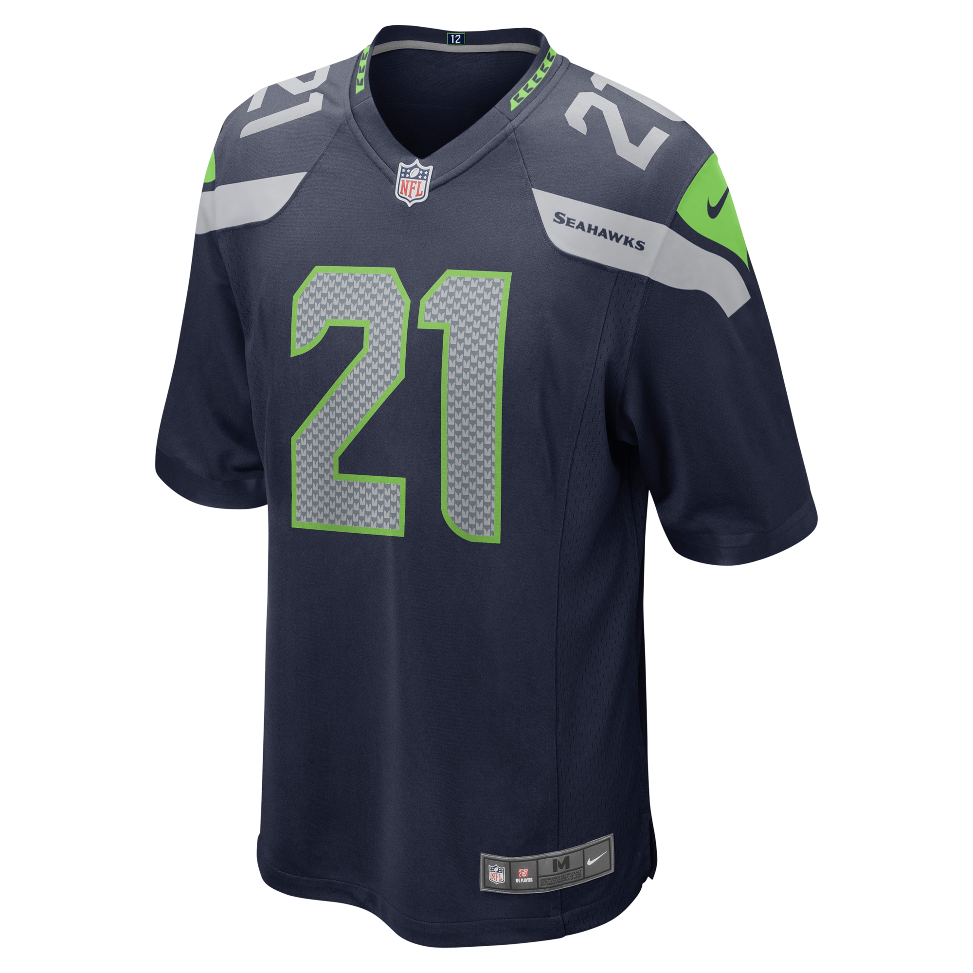 Devon Witherspoon Seattle Seahawks2023 NFL Draft First Round Pick Game Jersey - College Navy