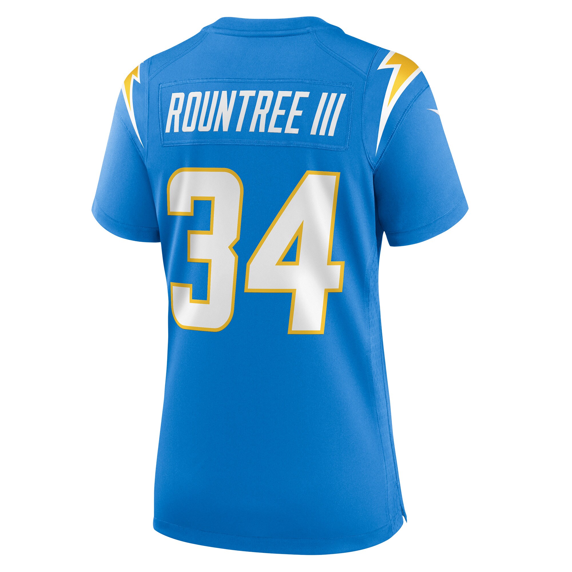 Larry Rountree III Los Angeles Chargers Women's Player Game Jersey - Powder Blue