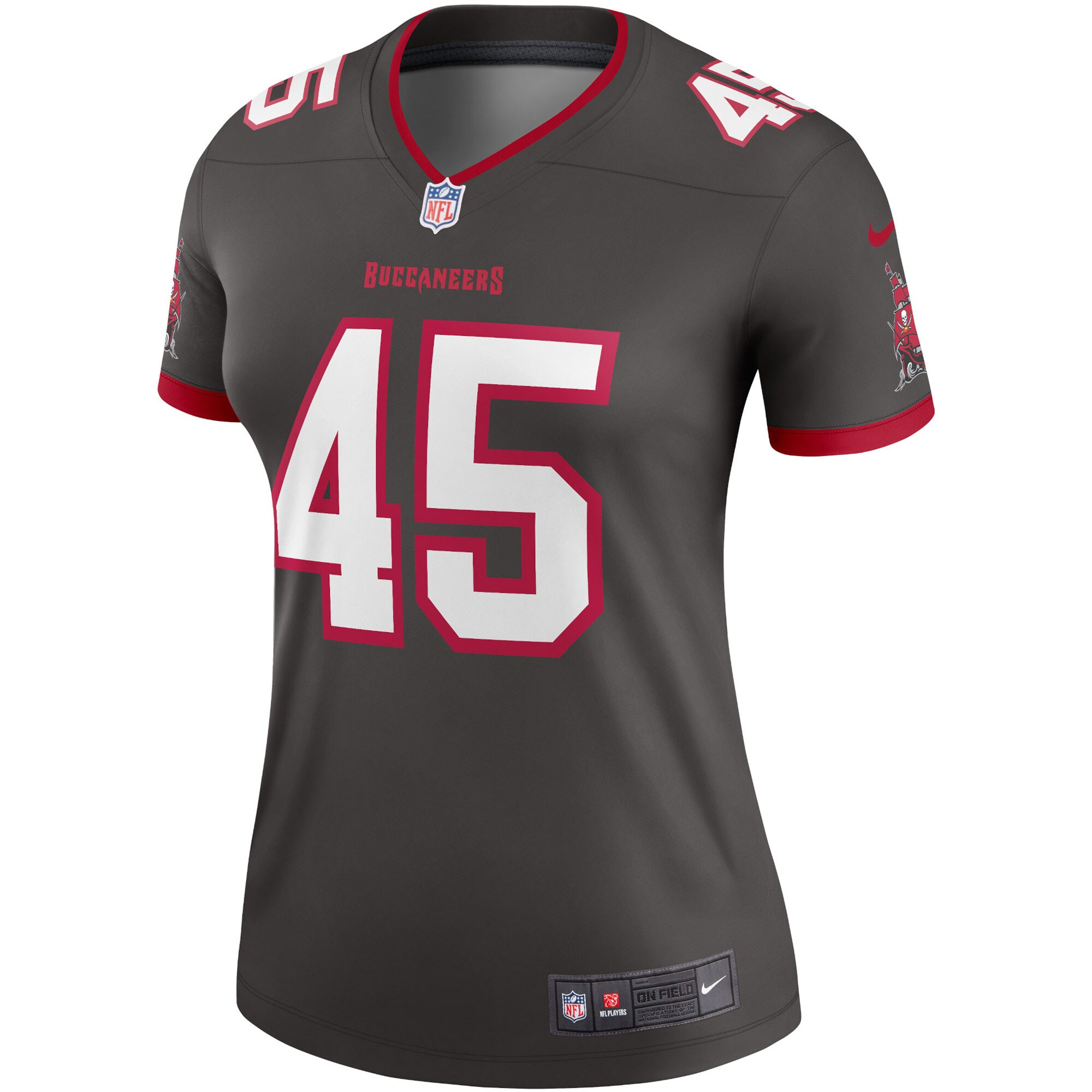 Devin White Tampa Bay Buccaneers Women's Alternate Legend Jersey - Pewter