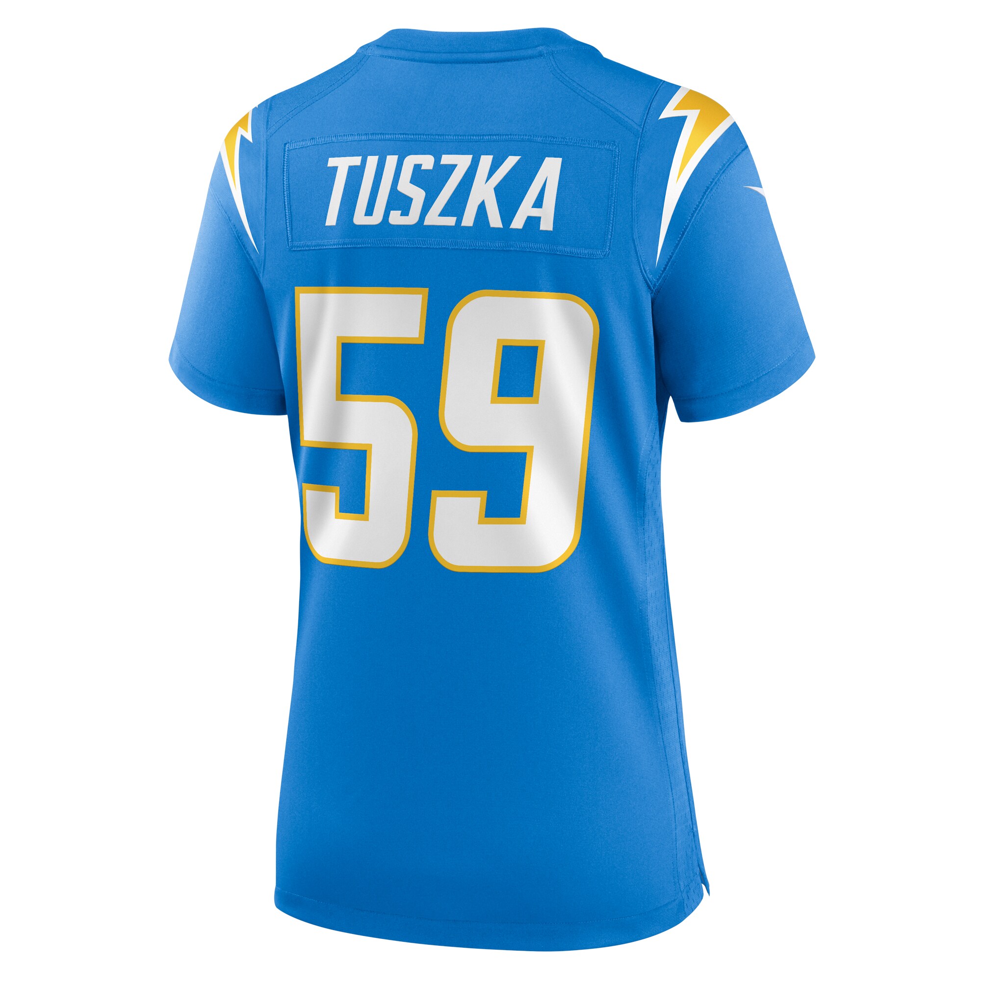 Derrek Tuszka Los Angeles Chargers Women's Home Game Player Jersey - Powder Blue