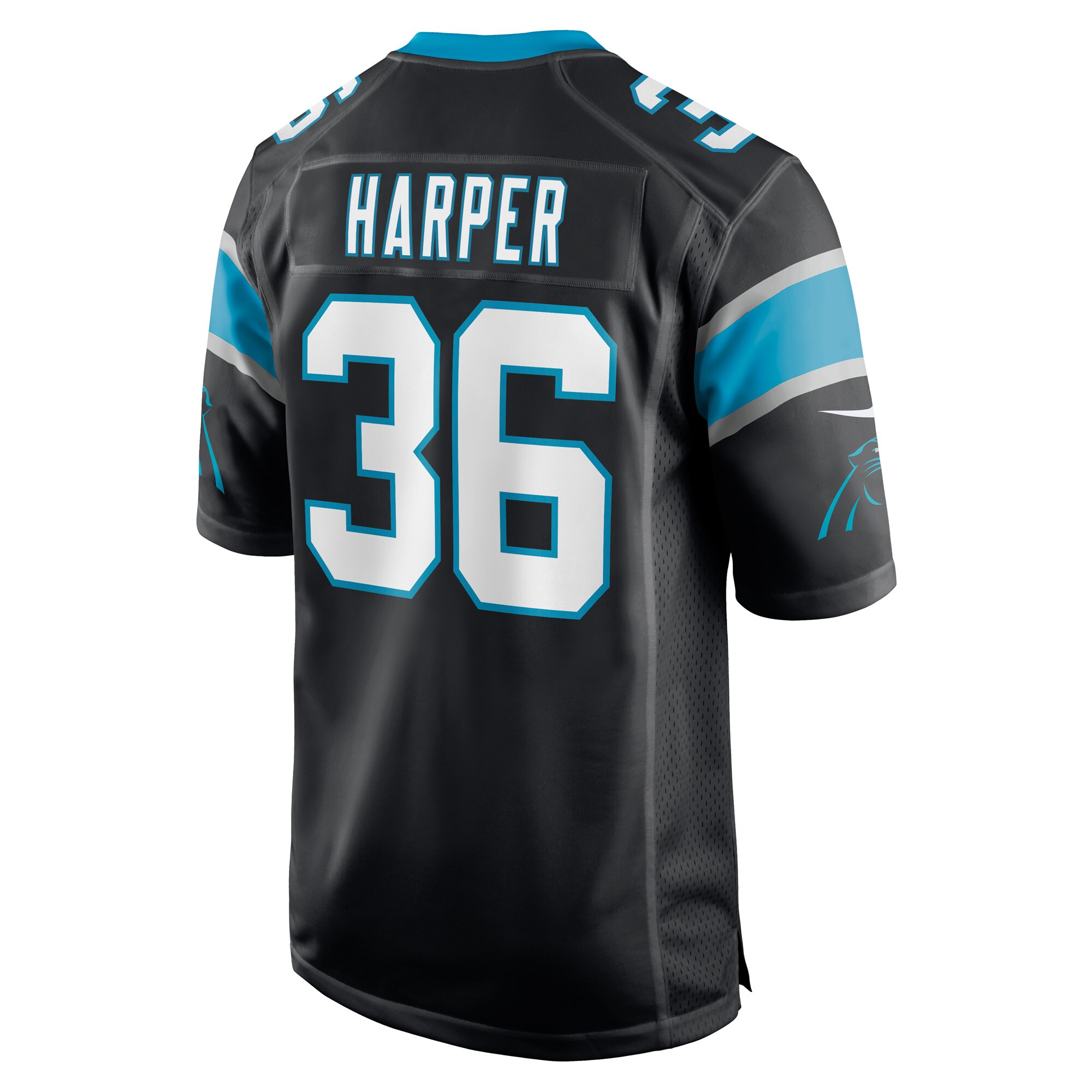Madre Harper Carolina PanthersGame Player Jersey - Black