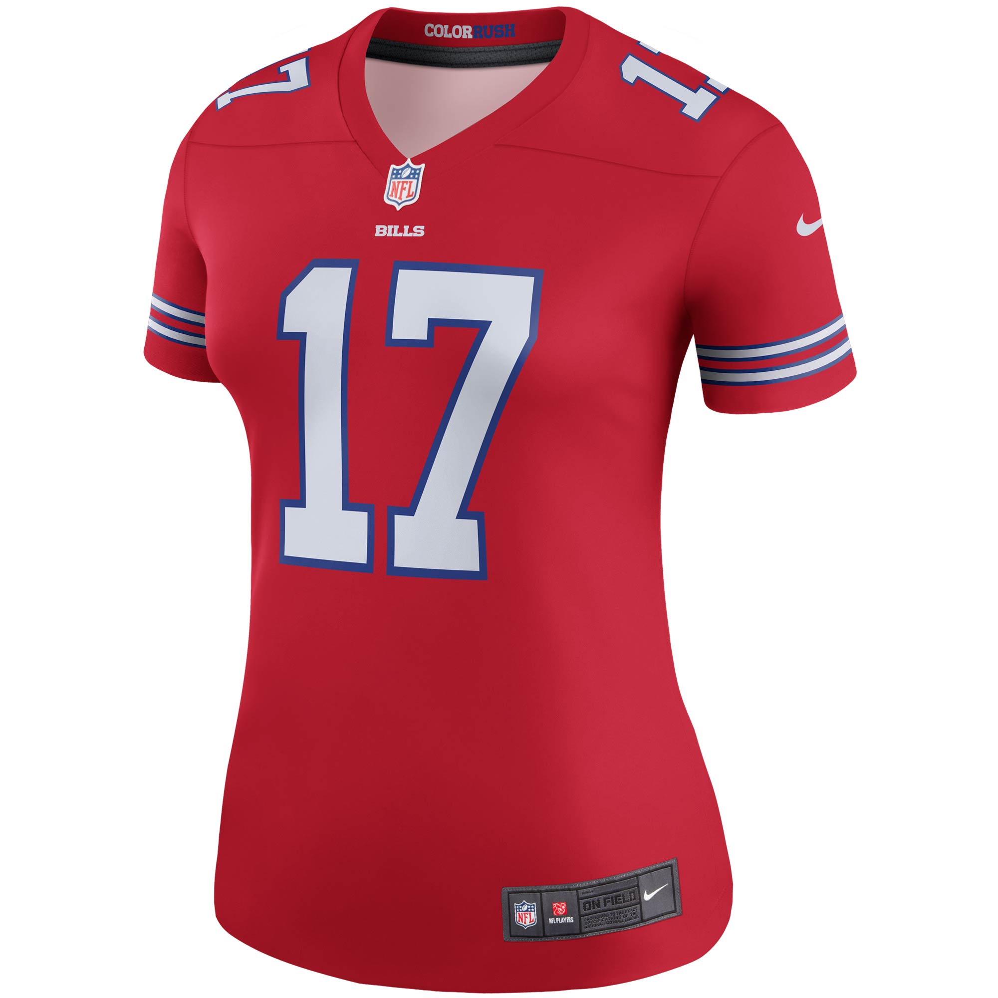Josh Allen Buffalo Bills Women's Color Rush Legend Player Jersey - Red
