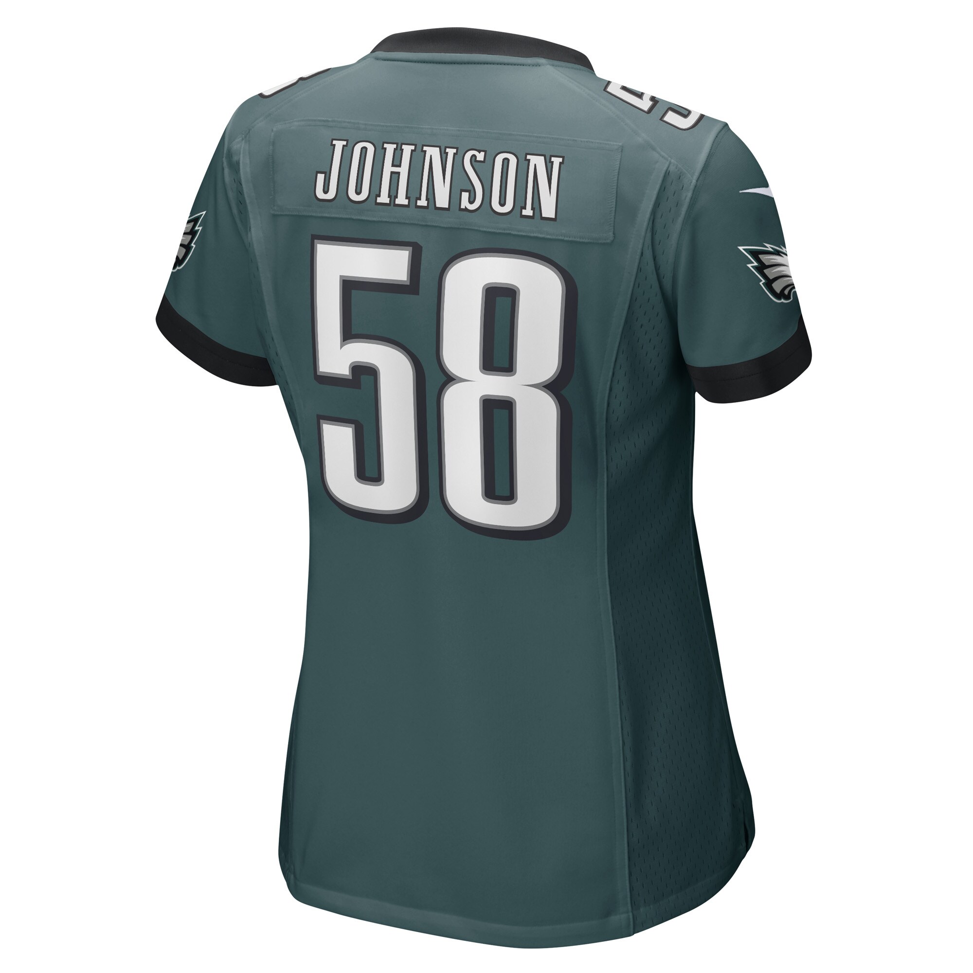 Kyron Johnson Philadelphia Eagles Women's Game Player Jersey - Midnight Green