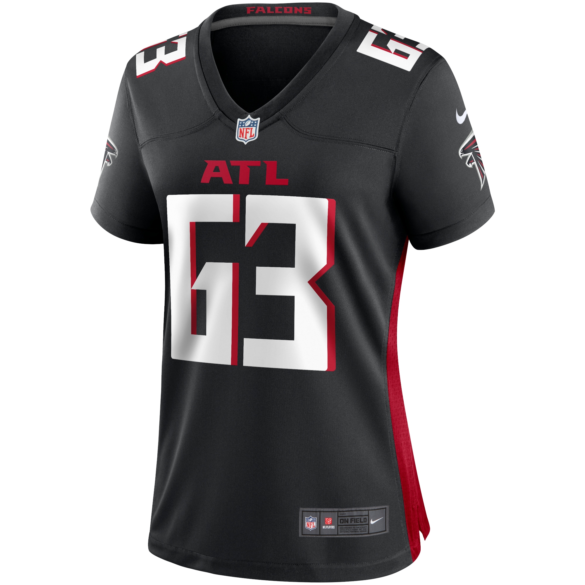 Chris Lindstrom Atlanta Falcons Women's Game Jersey - Black