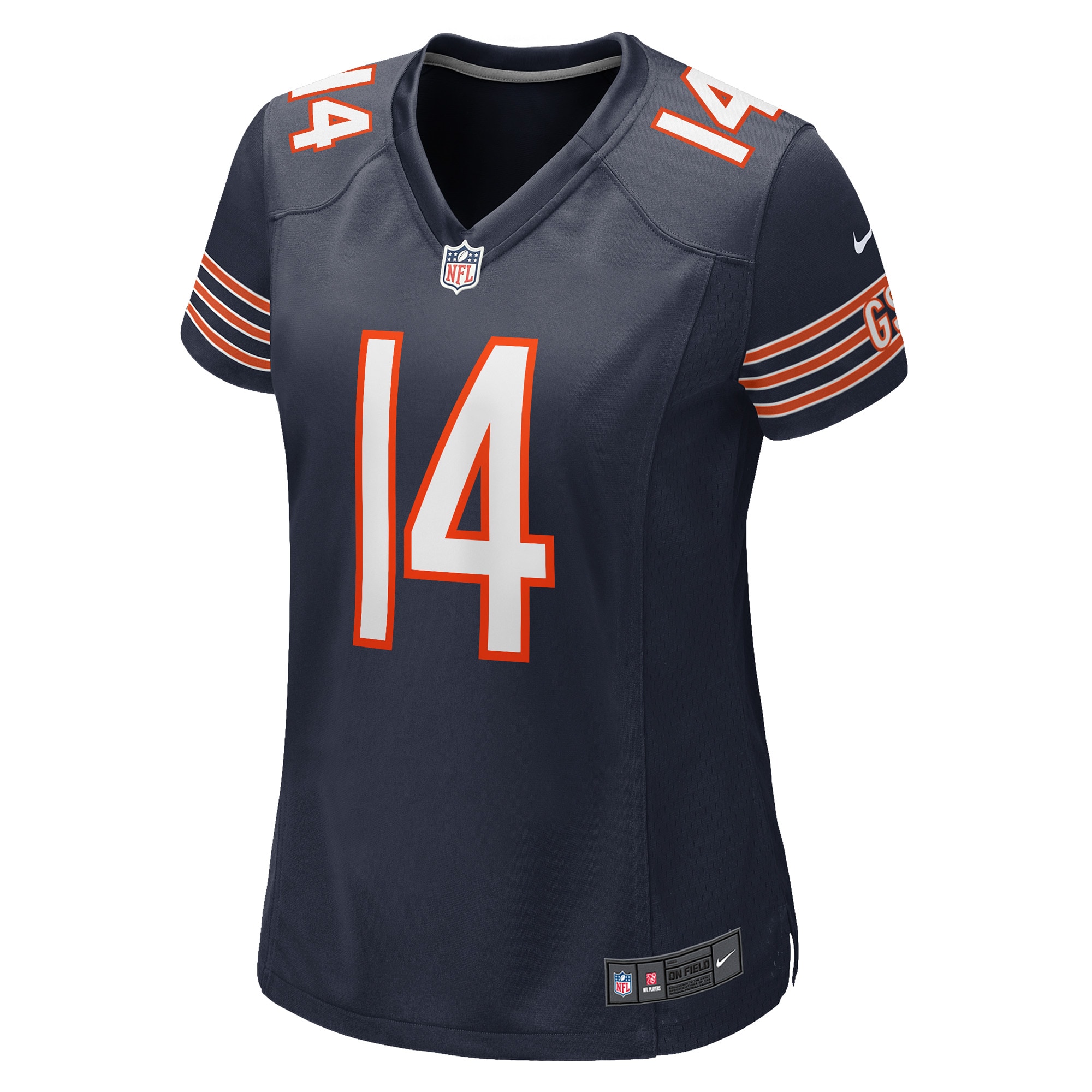 Nathan Peterman Chicago Bears Women's Game Player Jersey - Navy