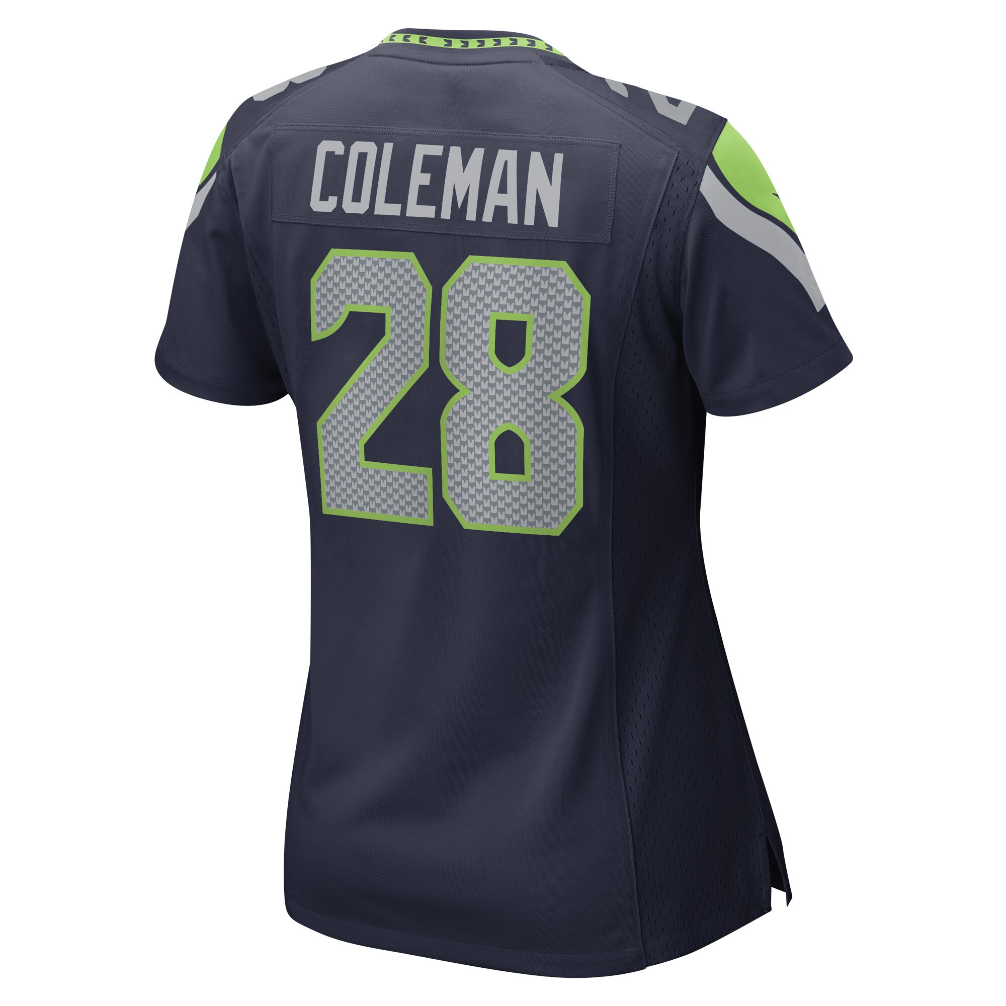 Justin Coleman Seattle Seahawks Women's Game Player Jersey - College Navy
