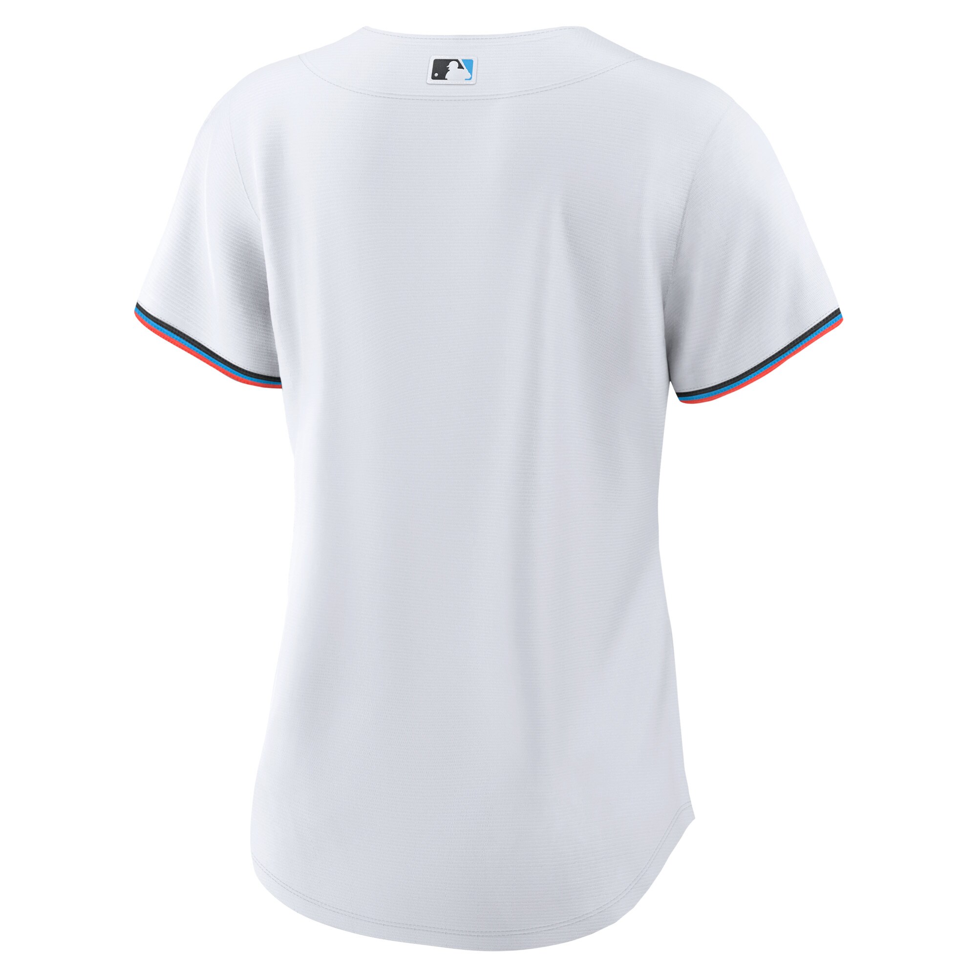 Miami Marlins Women's Home Blank Replica Jersey - White
