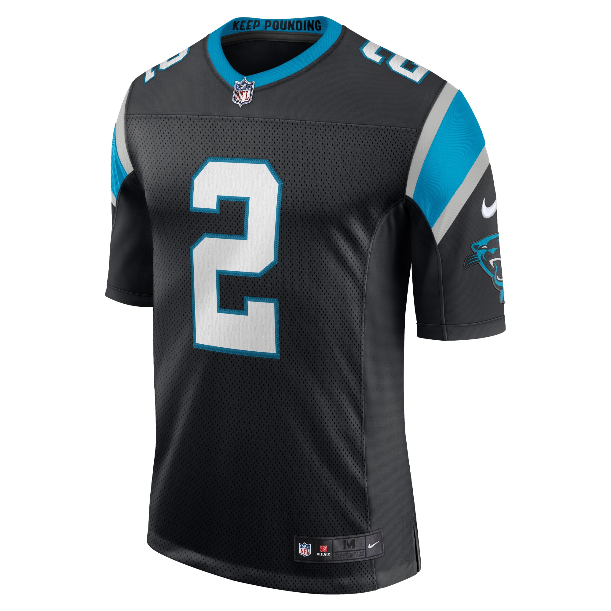 D.J. Moore Carolina PanthersVapor Limited Jersey - Black