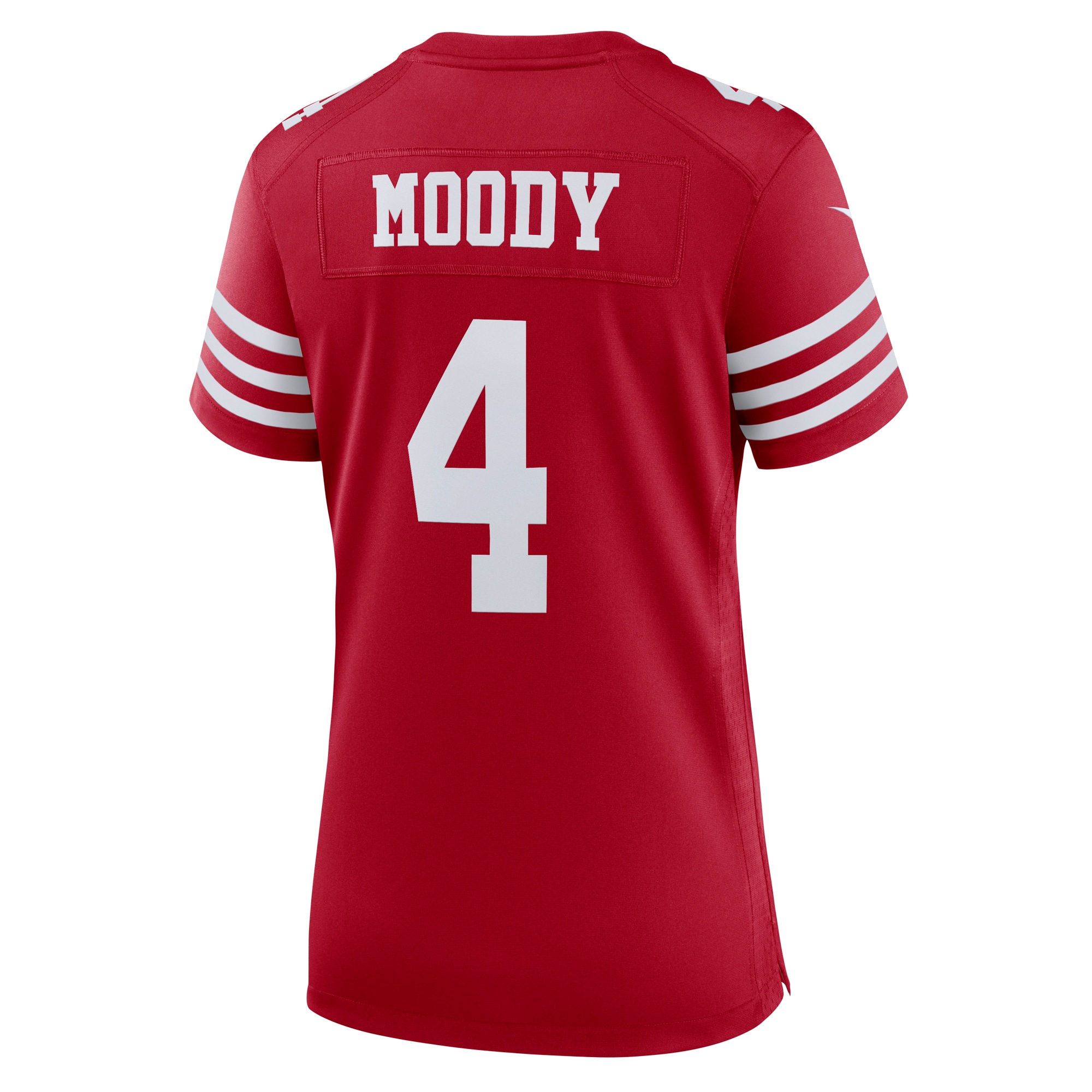 Jake Moody San Francisco 49ers Women's Team Game Jersey - Scarlet
