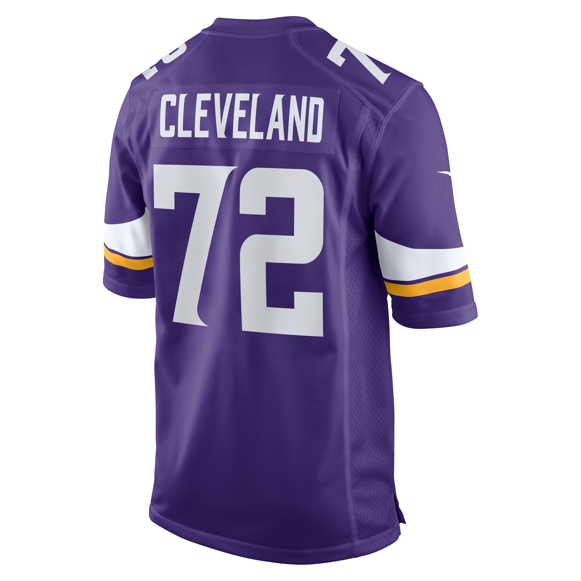 Ezra Cleveland Minnesota VikingsGame Jersey - Purple