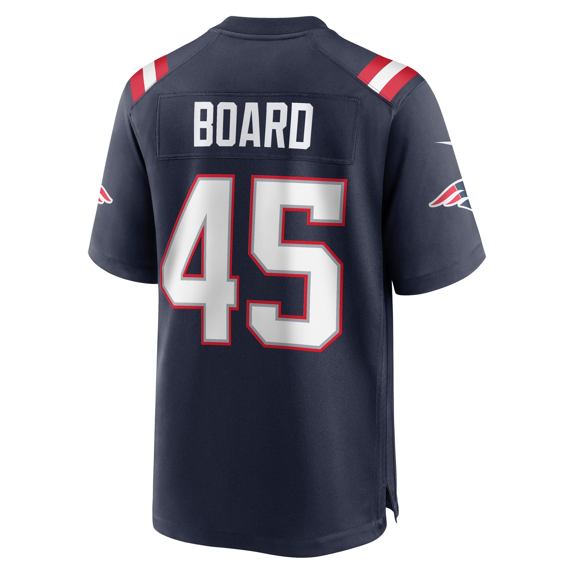 Chris Board New England PatriotsGame Player Jersey - Navy