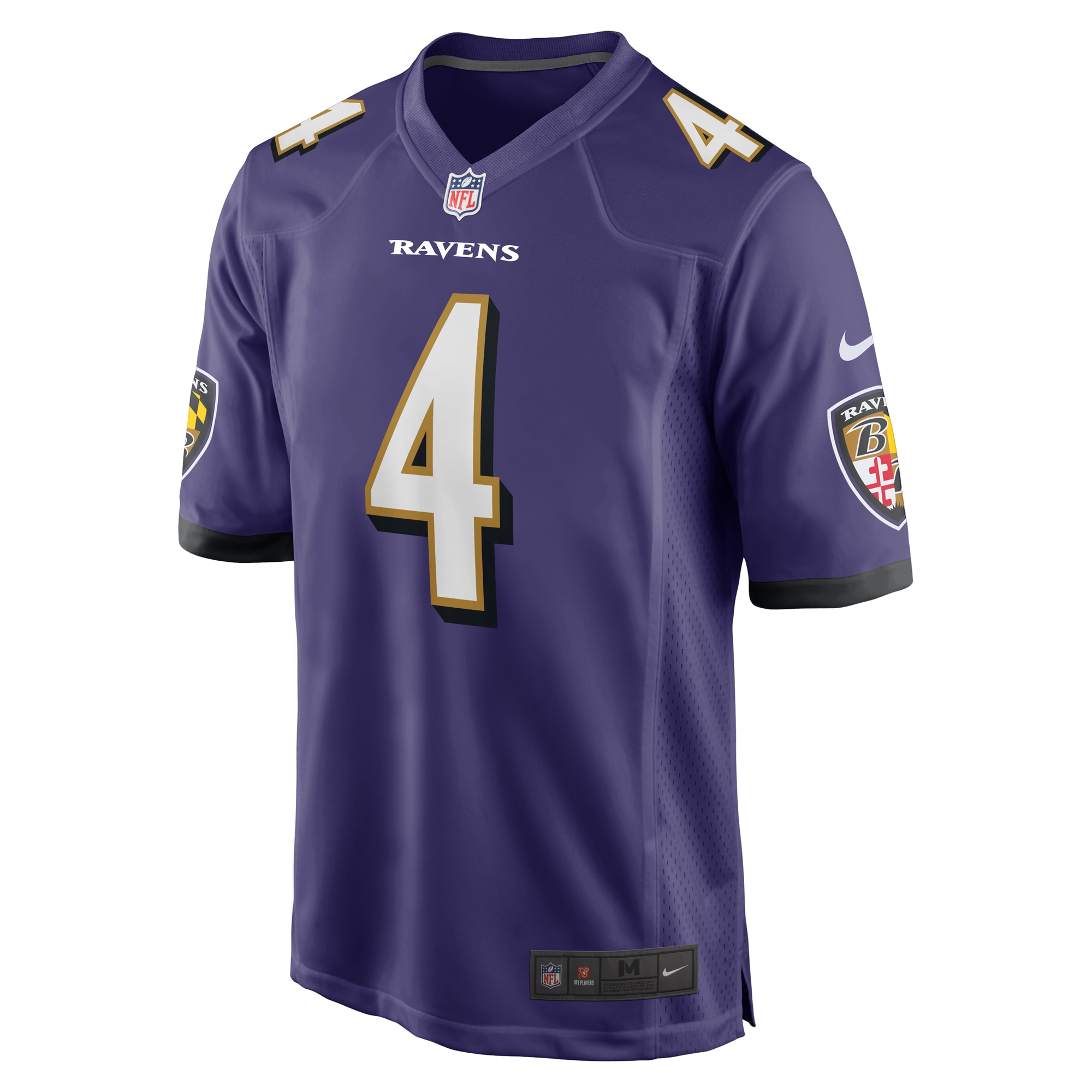 Zay Flowers Baltimore Ravens2023 NFL Draft First Round Pick Game Jersey - Purple