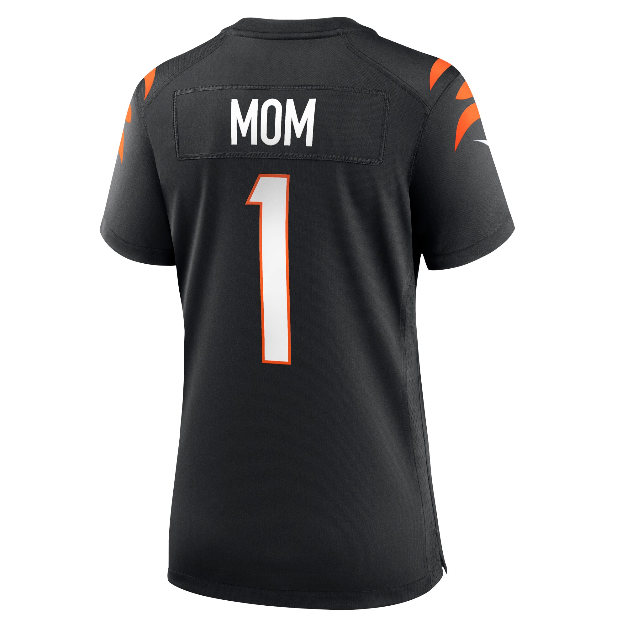 Number 1 Mom Cincinnati Bengals Women's Game Jersey - Black