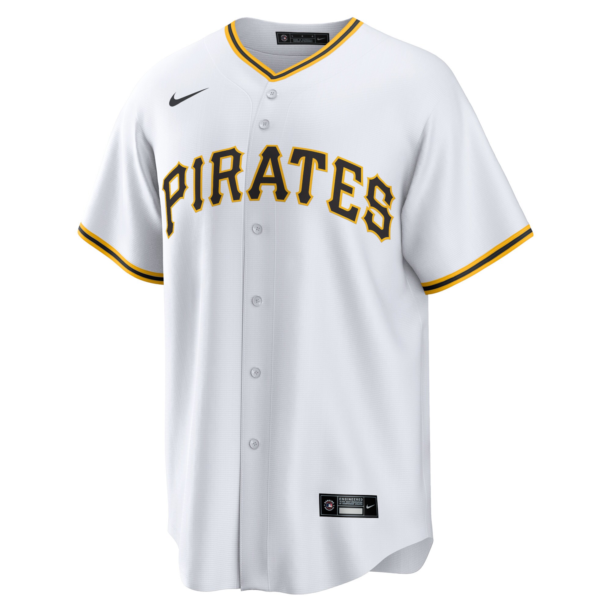 Pittsburgh PiratesHome Blank Replica Jersey - White