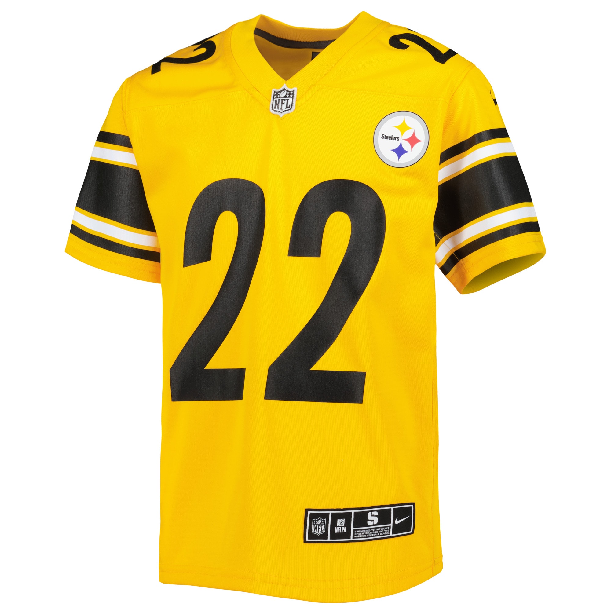 Najee Harris Pittsburgh SteelersYouth Inverted Game Jersey - Gold