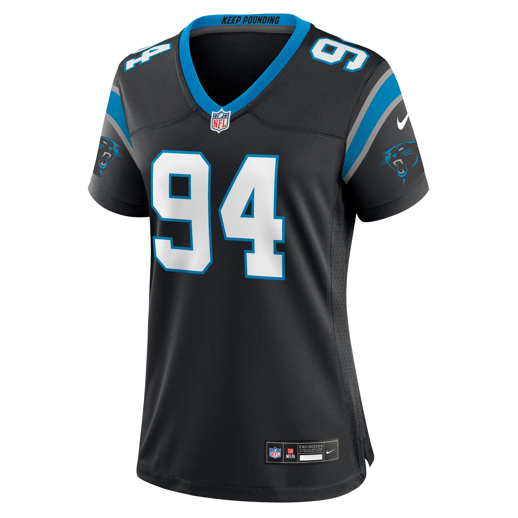 Henry Anderson Carolina Panthers Women's Team Game Jersey - Black