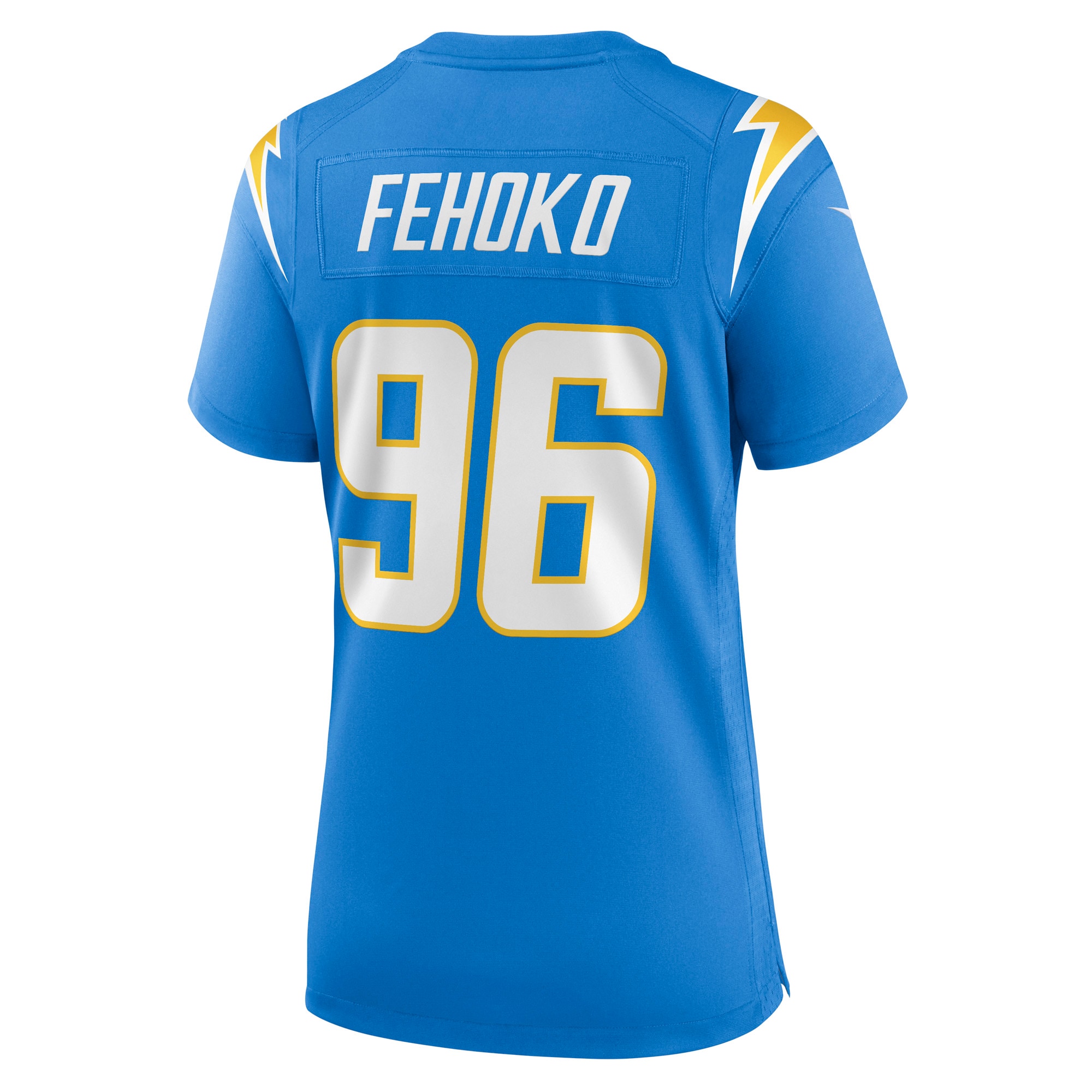 Breiden Fehoko Los Angeles Chargers Women's Game Player Jersey - Powder Blue