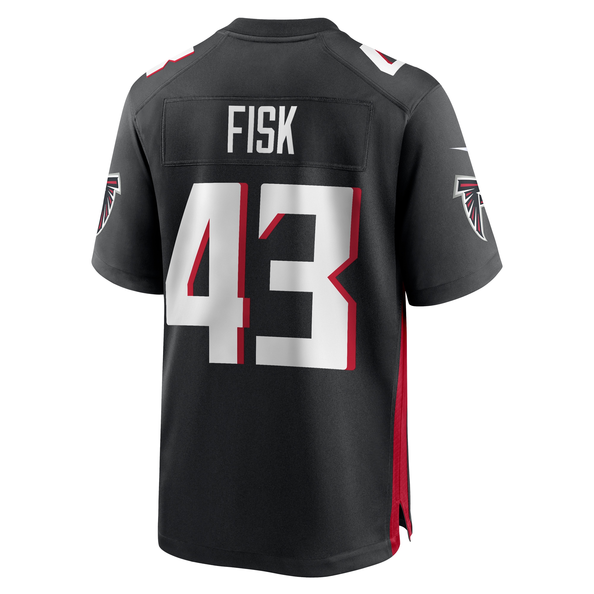 Tucker Fisk Atlanta FalconsPlayer Game Jersey - Black