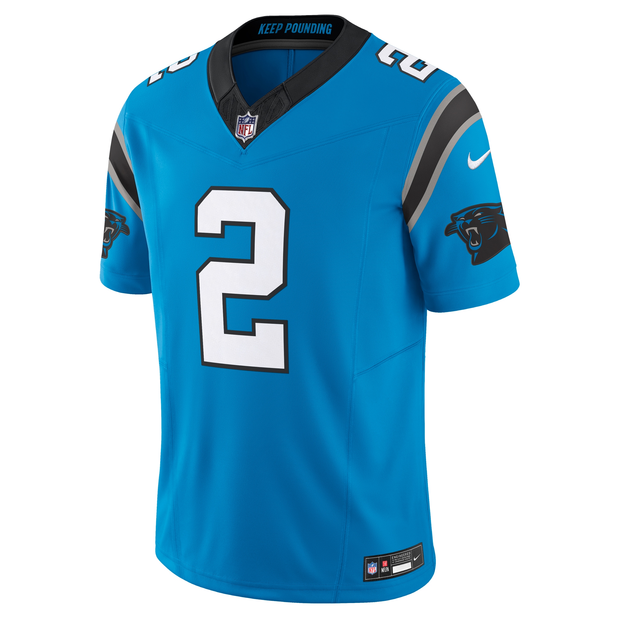D.J. Moore Carolina PanthersVapor F.U.S.E. Limited Jersey - Blue