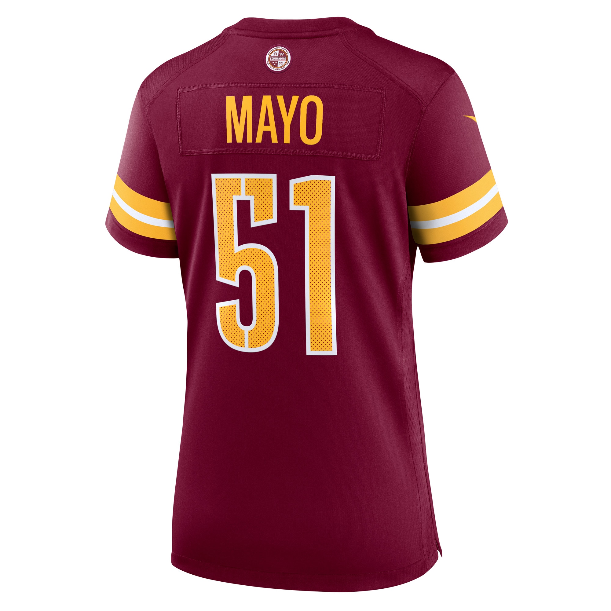 David Mayo Washington Commanders Women's Game Player Jersey - Burgundy