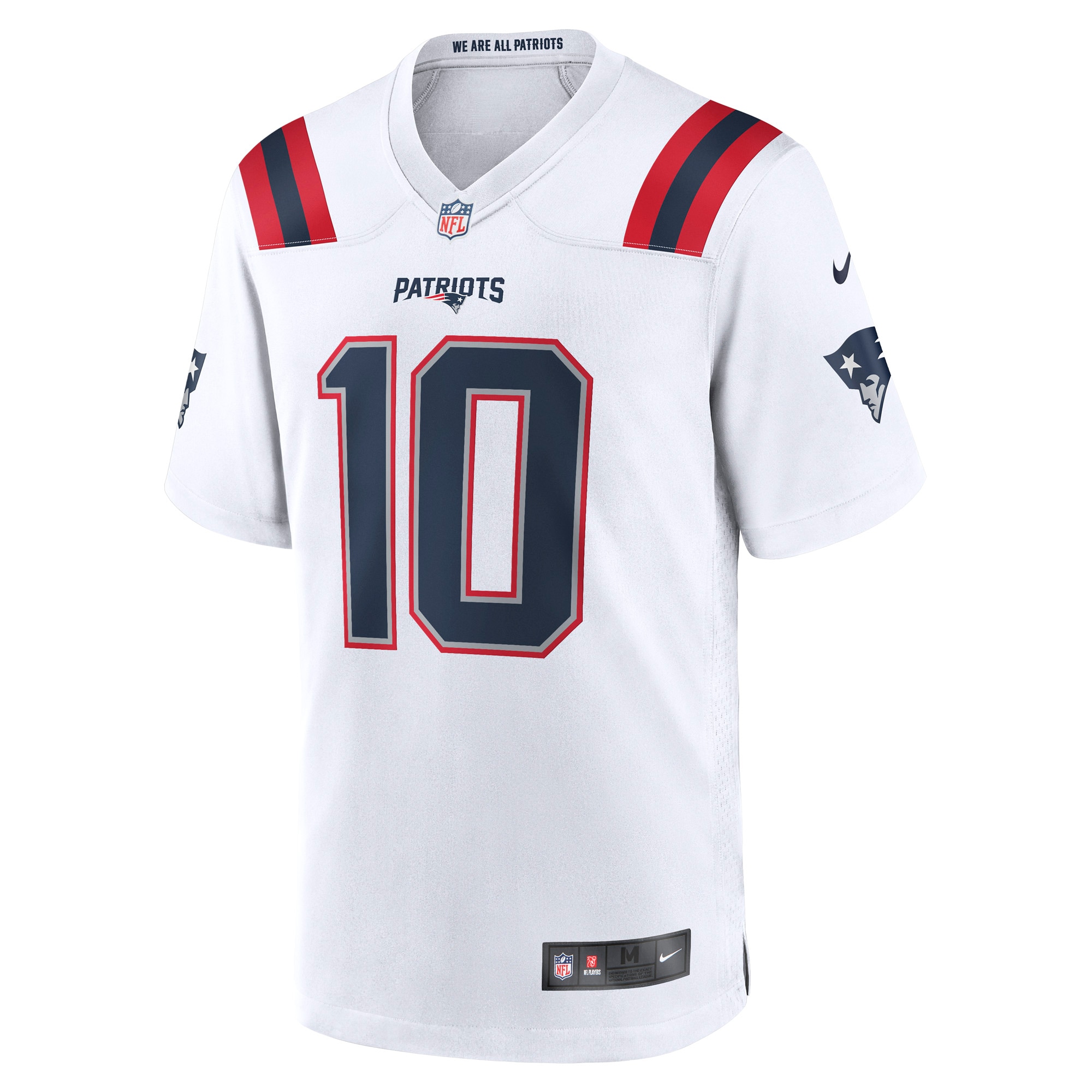 Mac Jones New England PatriotsPlayer Game Jersey - White