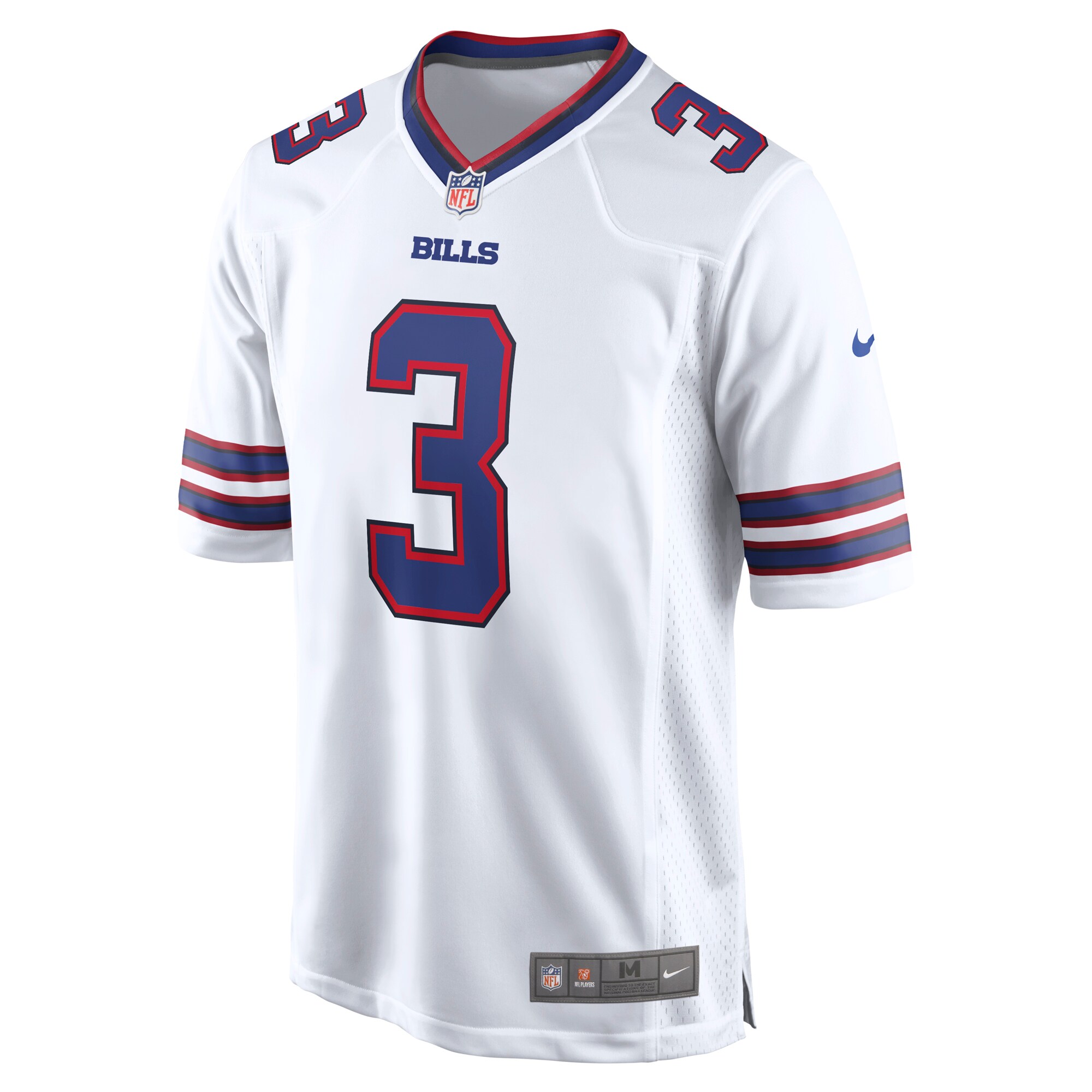 Damar Hamlin Buffalo Bills Game Jersey - White