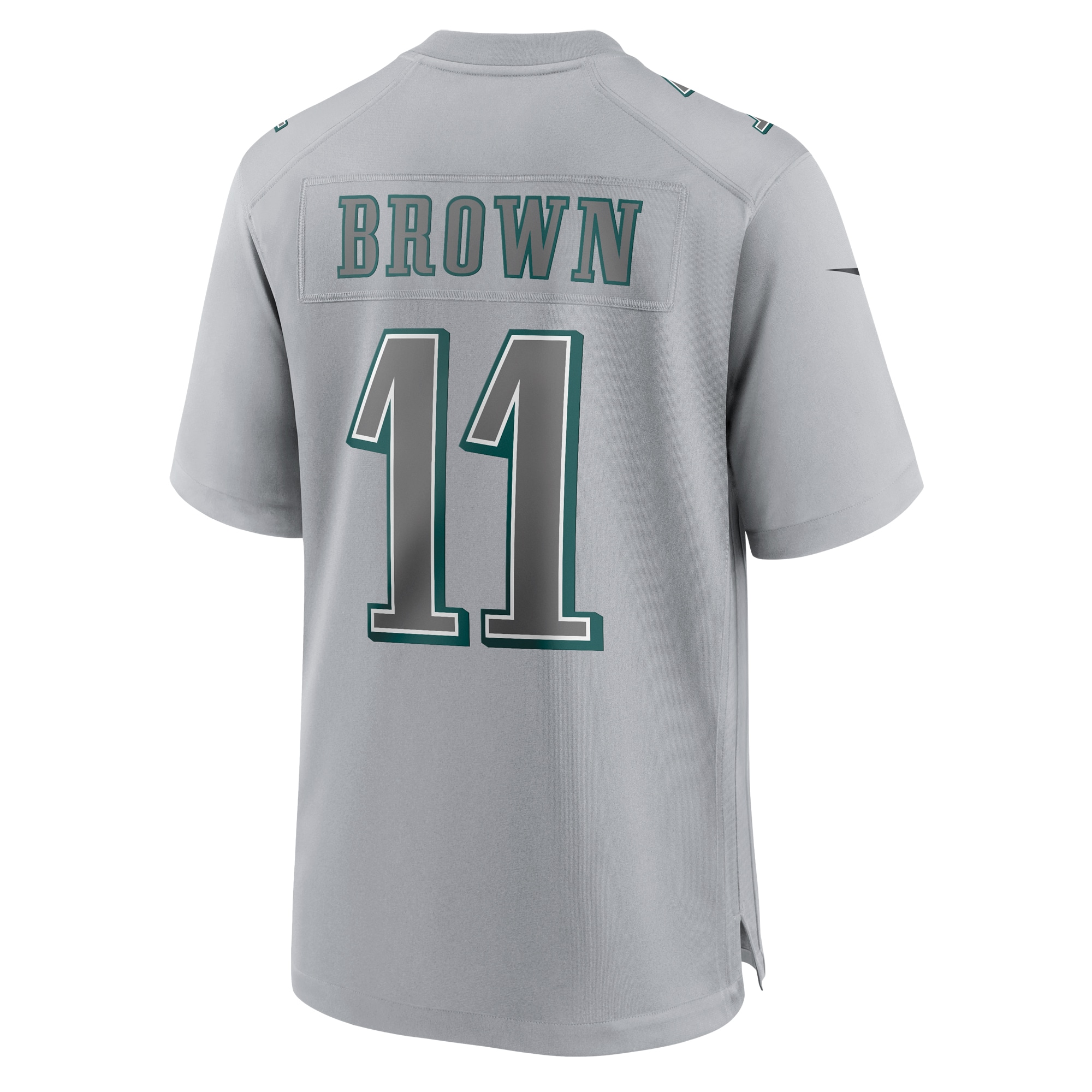 A.J. Brown Philadelphia EaglesSuper Bowl LVII Patch Atmosphere Fashion Game Jersey - Gray