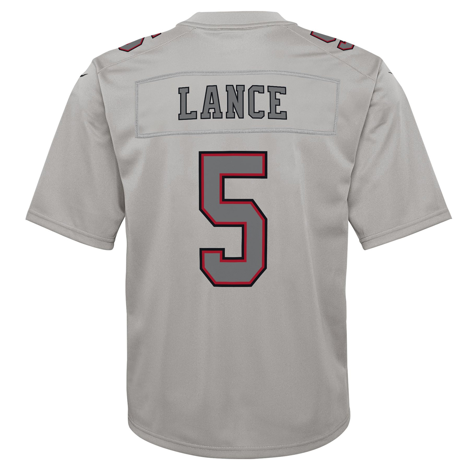 Trey Lance San Francisco 49ersYouth Atmosphere Game Jersey - Gray