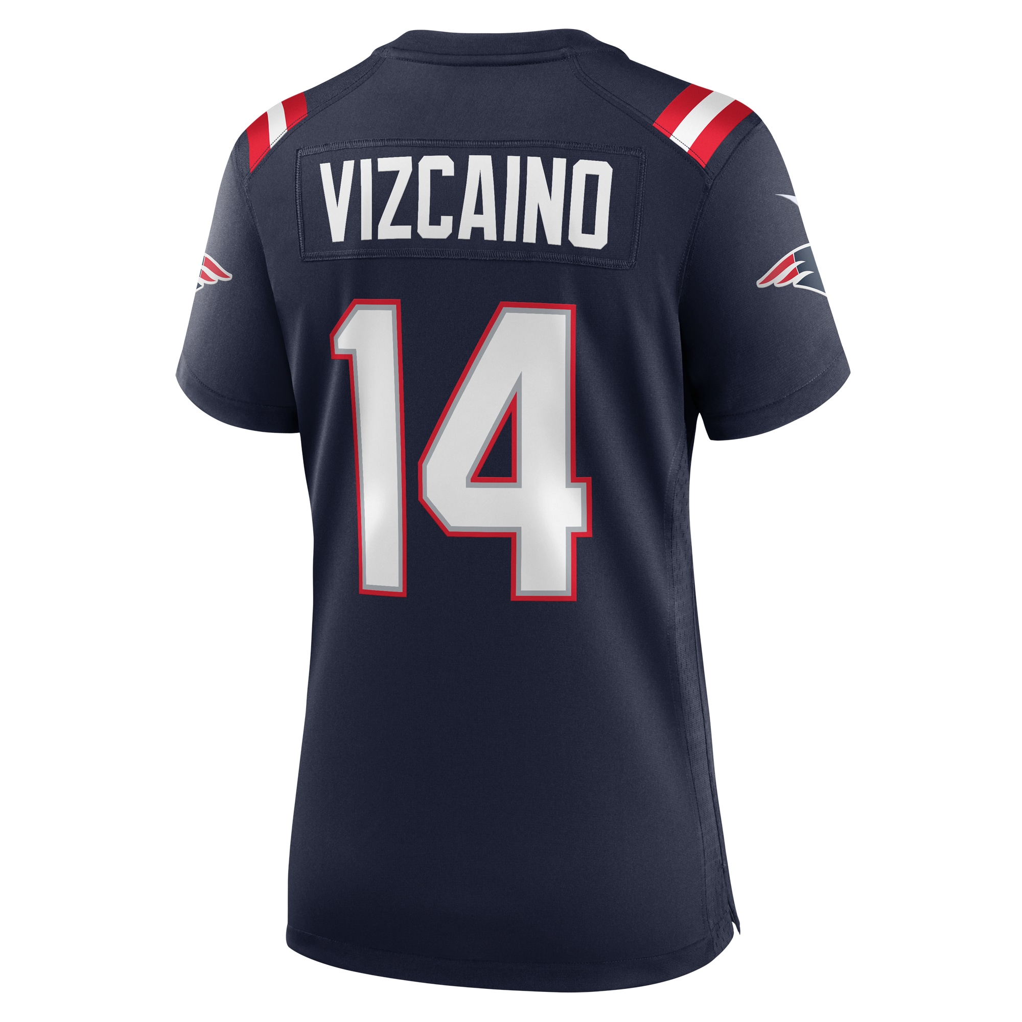 Tristan Vizcaino New England Patriots Women's Home Game Player Jersey - Navy