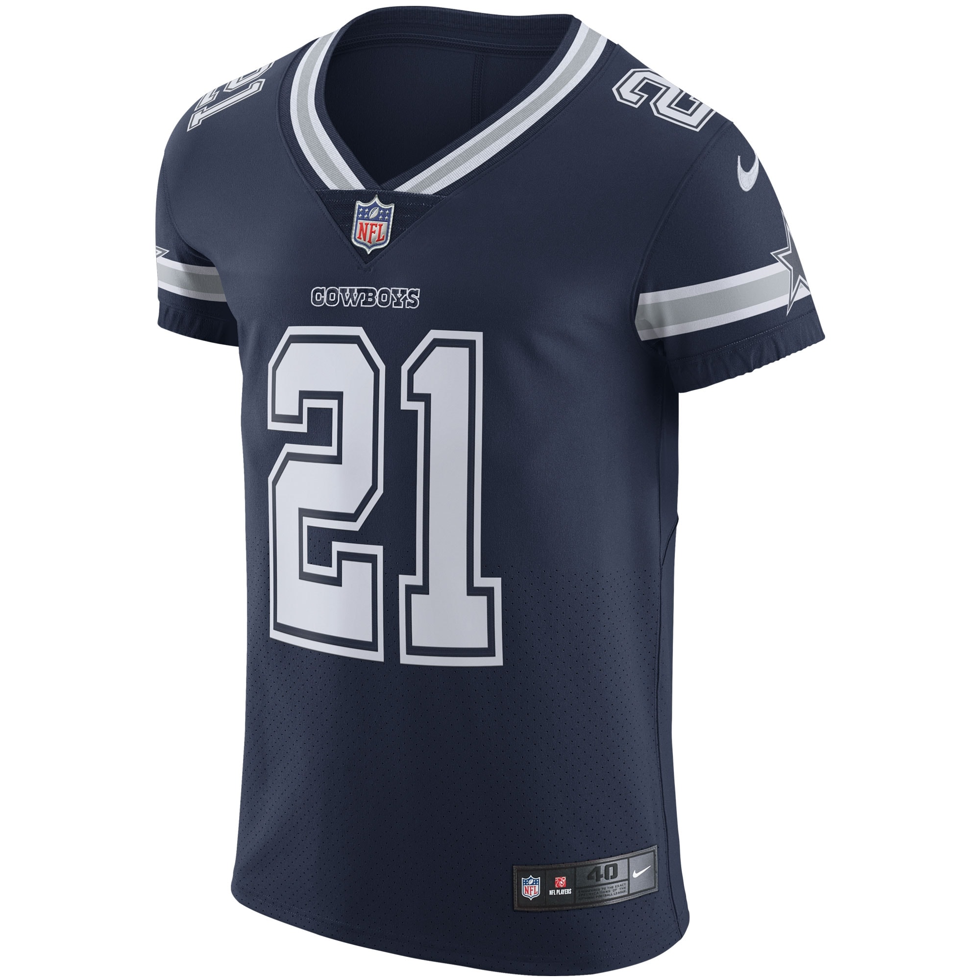 Ezekiel Elliott Dallas CowboysVapor Elite Jersey - Navy