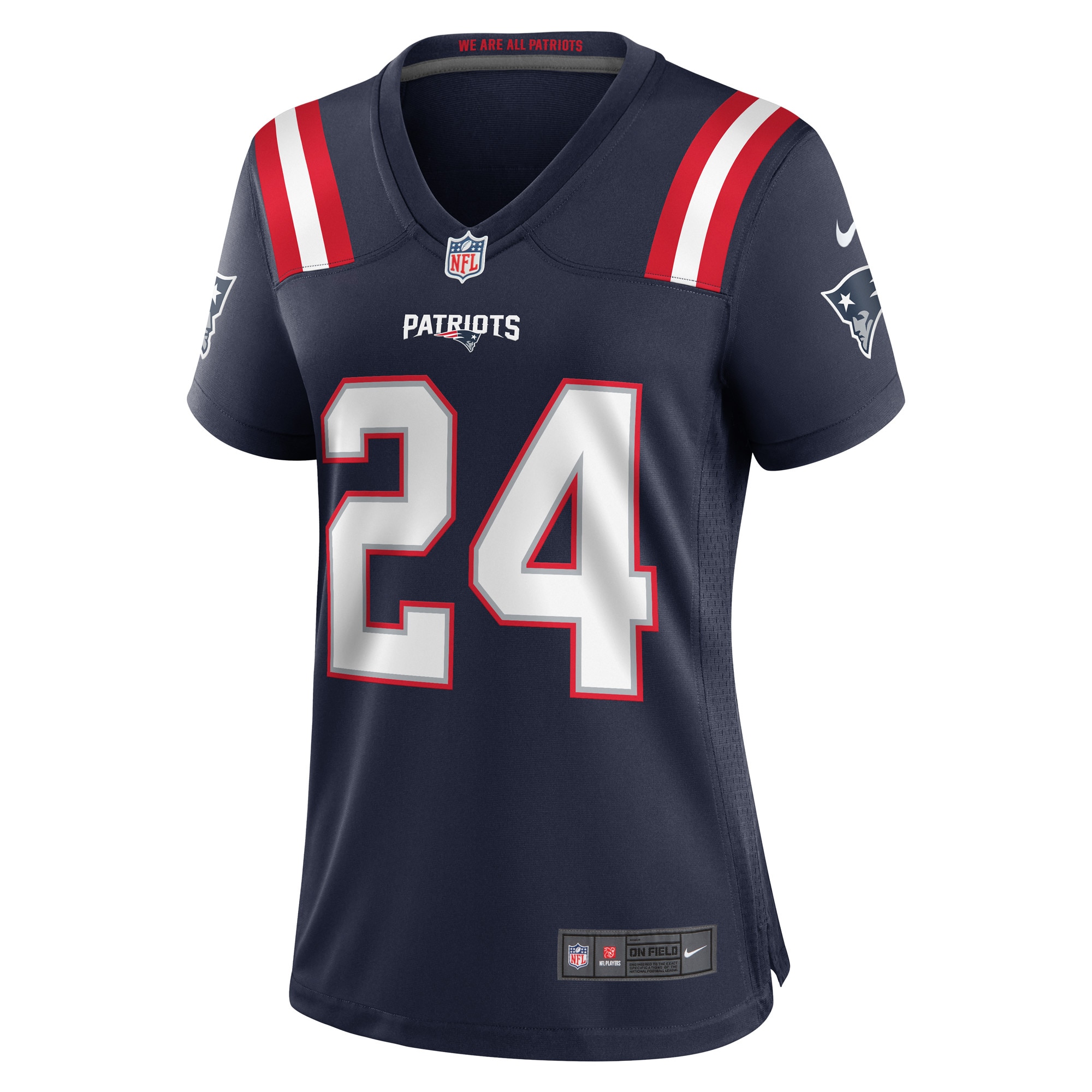 Joshuah Bledsoe New England Patriots Women's Game Player Jersey - Navy
